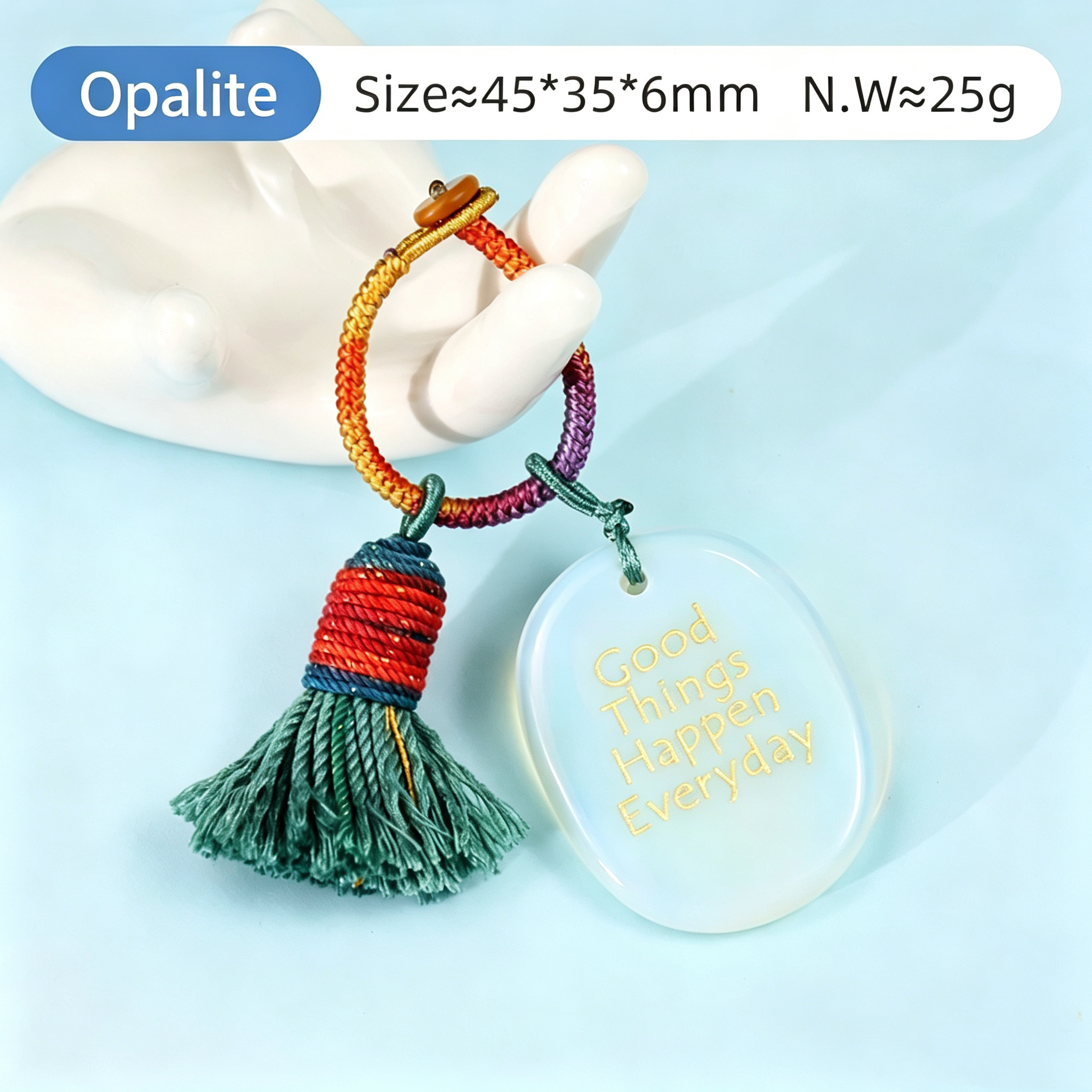 Power Stones Key Chains Bag Chains with Tassel Hanging