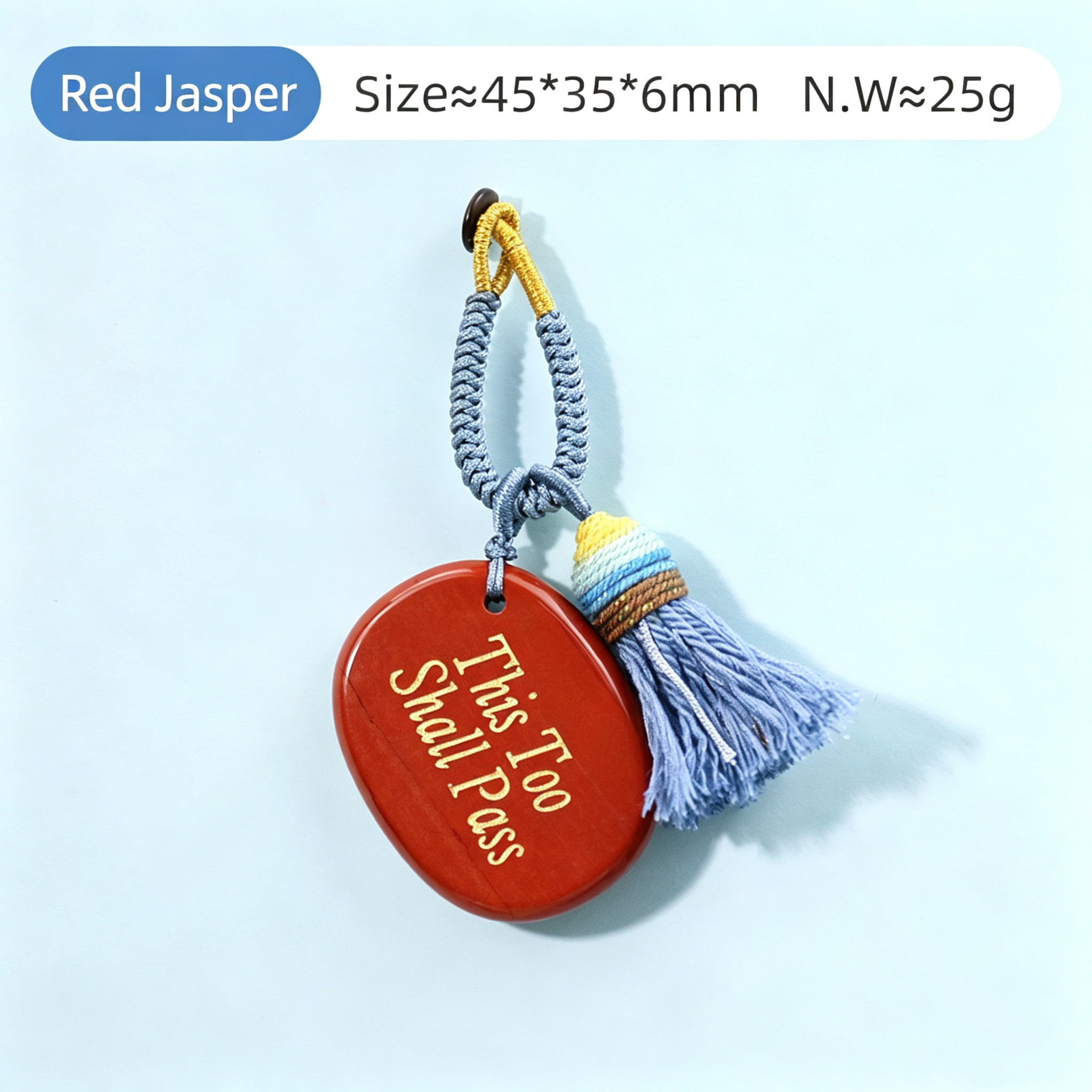 Power Stones Key Chains Bag Chains with Tassel Hanging