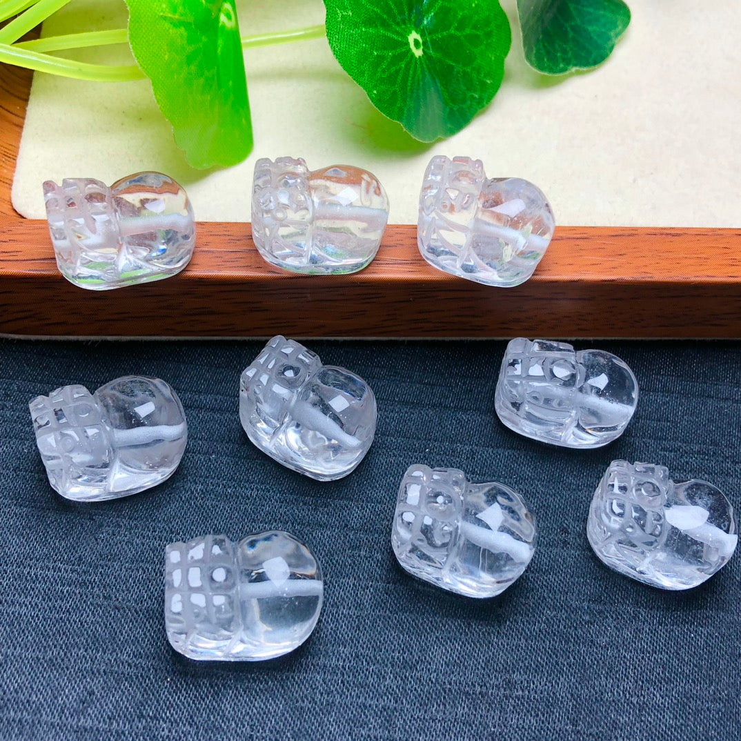 Natural Clear Quartz Pixiu Beads