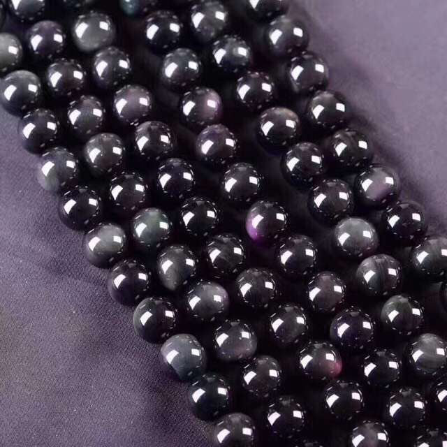 Rainbow Obsidian Beads Strands Loose Beads
