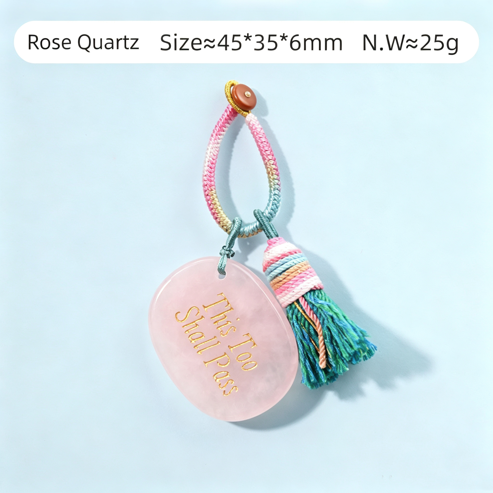 Power Stones Key Chains Bag Chains with Tassel Hanging