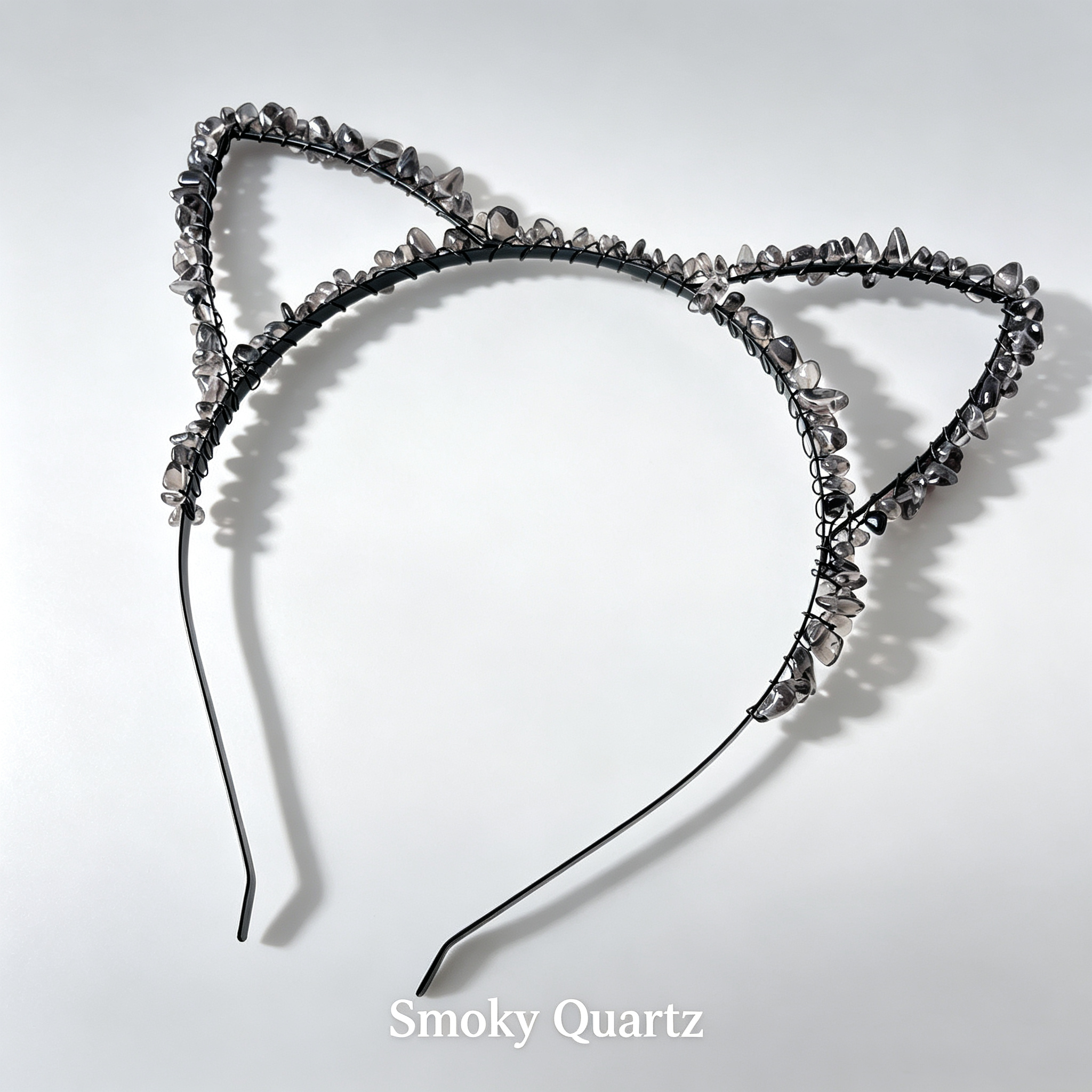 Cat Ear Crystal Chips Headbands