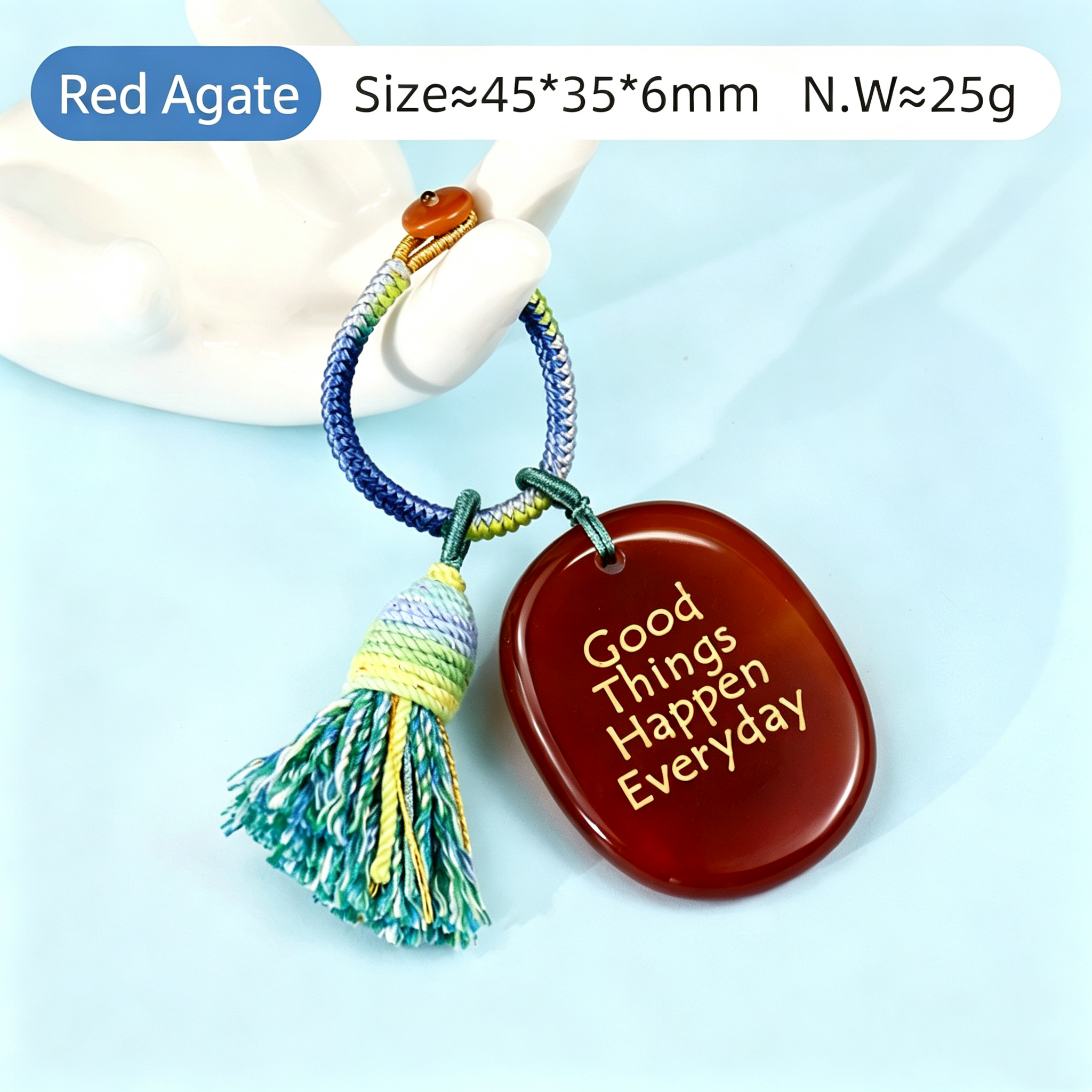 Power Stones Key Chains Bag Chains with Tassel Hanging