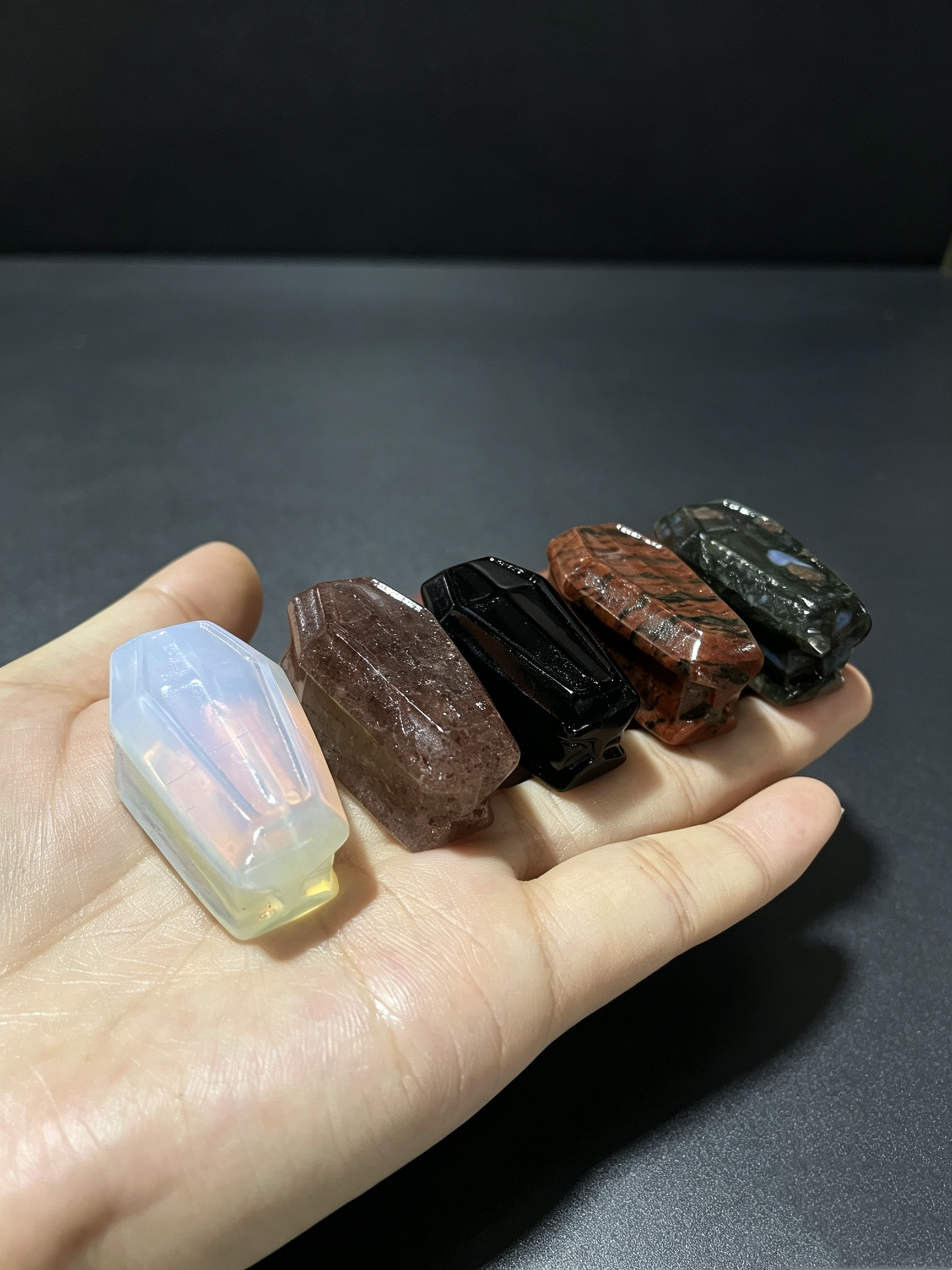 4cm Mini Coffin carving
