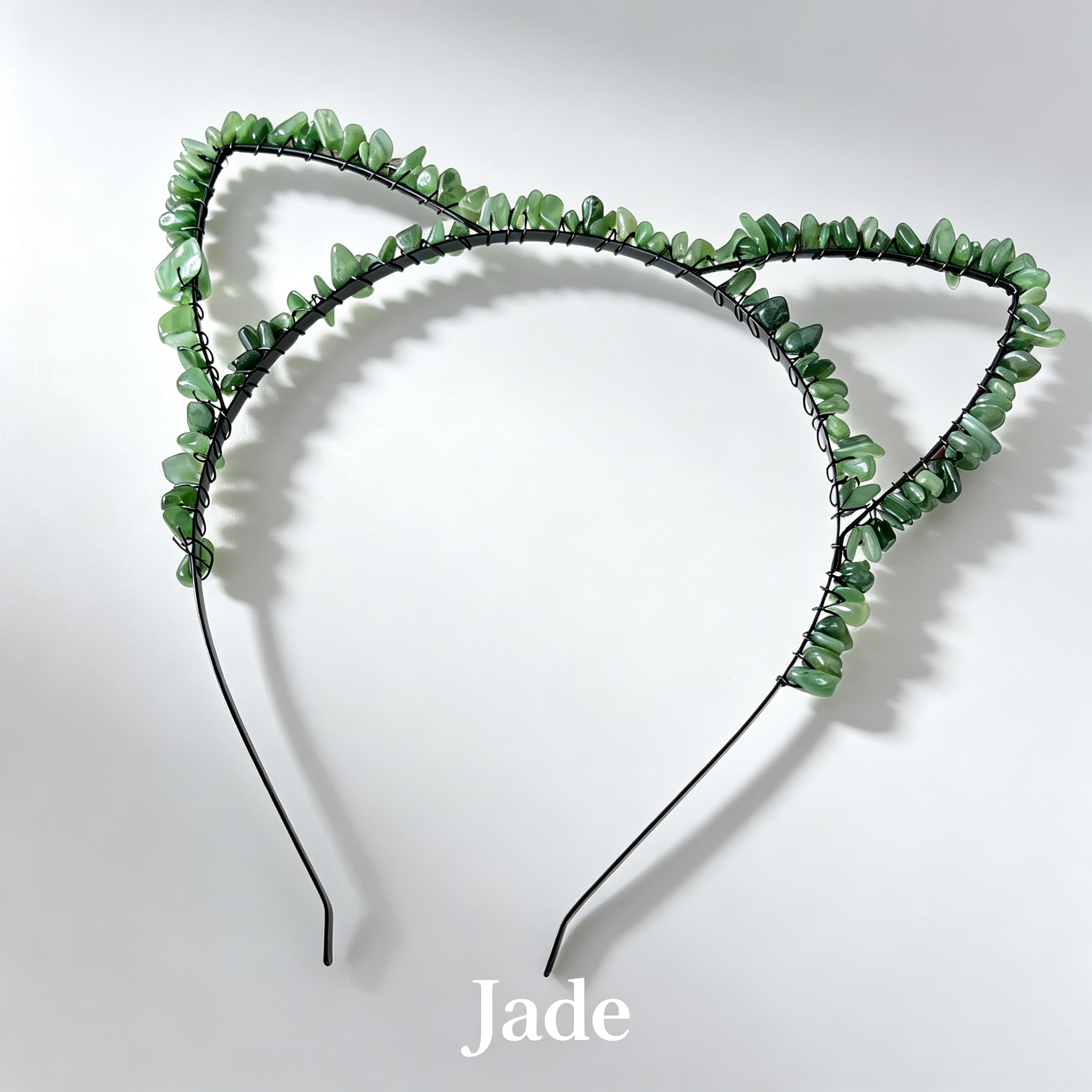 Cat Ear Crystal Chips Headbands