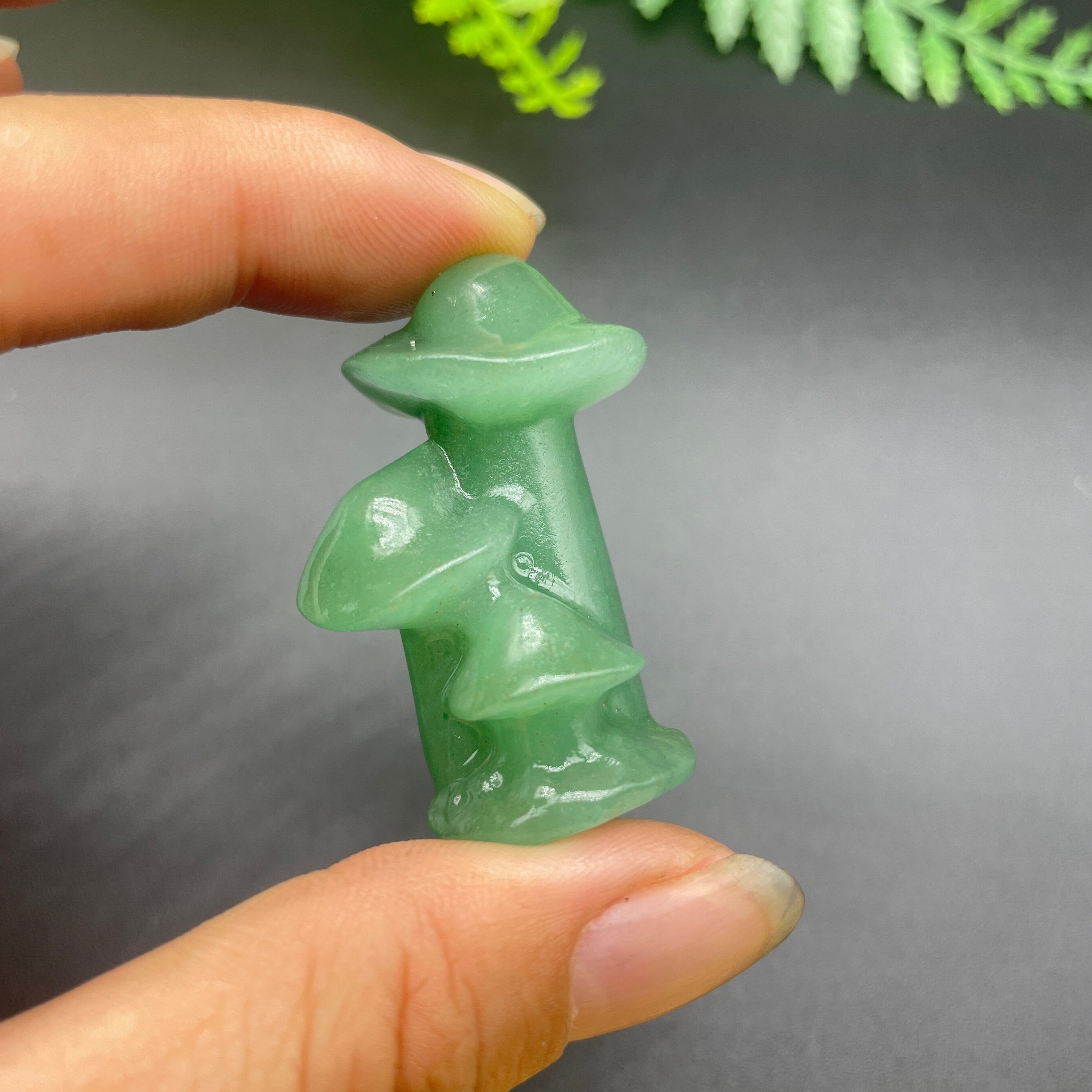 4CM Triple Mushroom Carvings