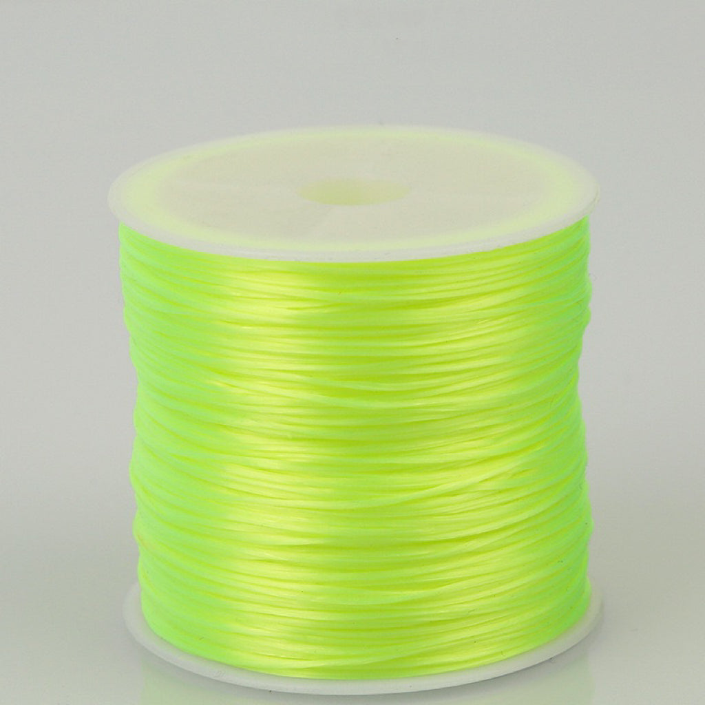 Oblate Stretching String Rope Jewelry DIY Bracelet Making Elastic Rope Crystal Beads