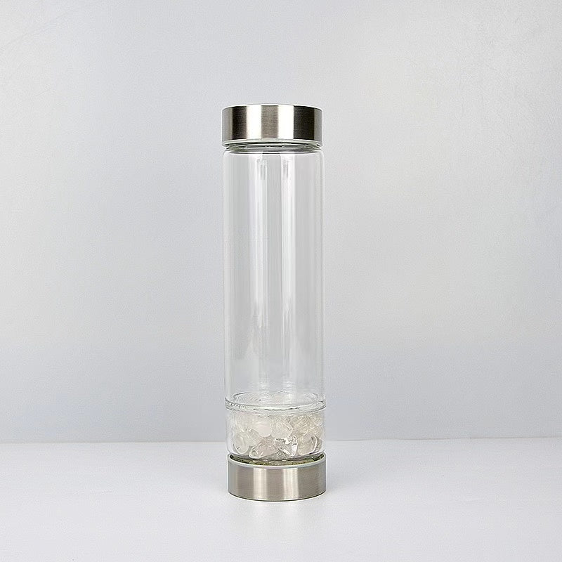 Energy Water Bottle Natural Crystal Chips Bottle