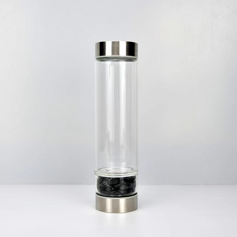 Energy Water Bottle Natural Crystal Chips Bottle