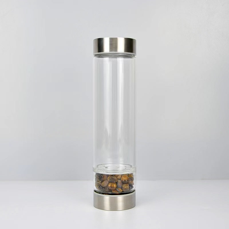 Energy Water Bottle Natural Crystal Chips Bottle