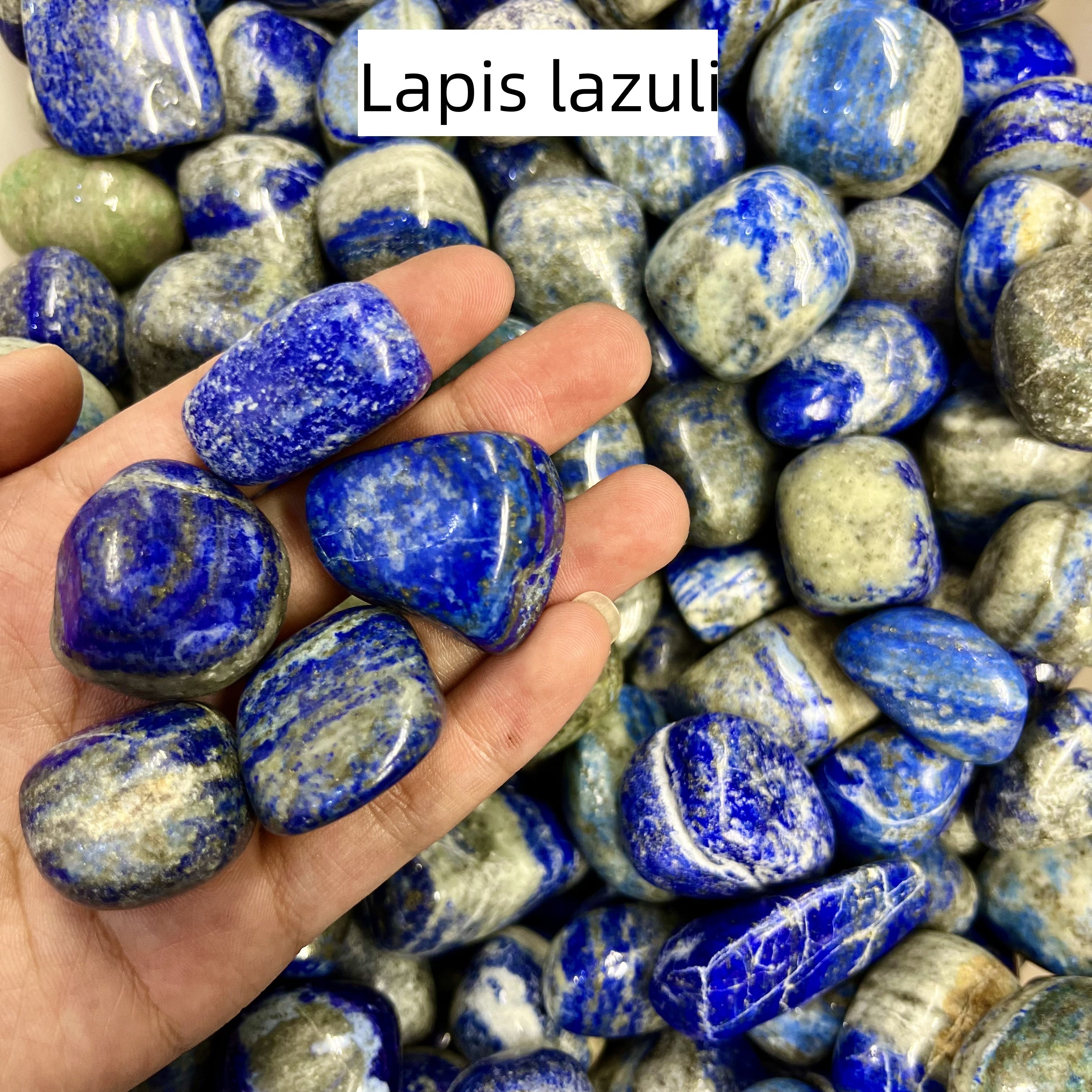 Lapis Lazuli Tumbles Natural Crystal Confetti Healing Energy