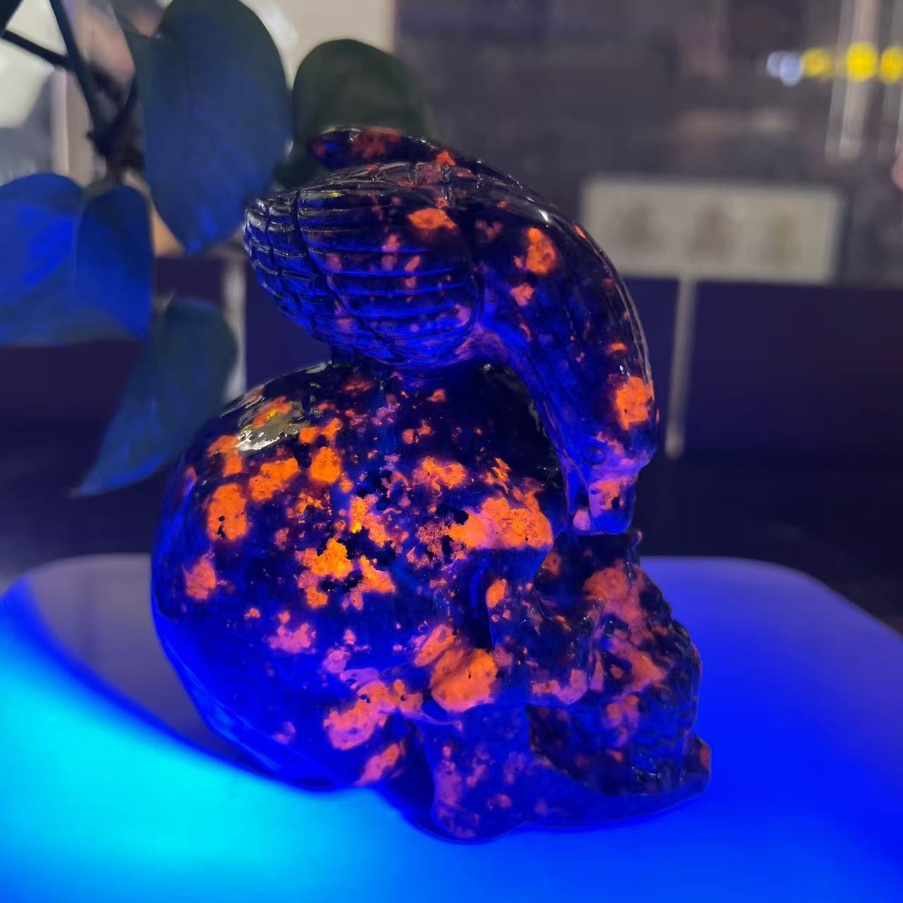 Natural Yooperlite Carved Skull