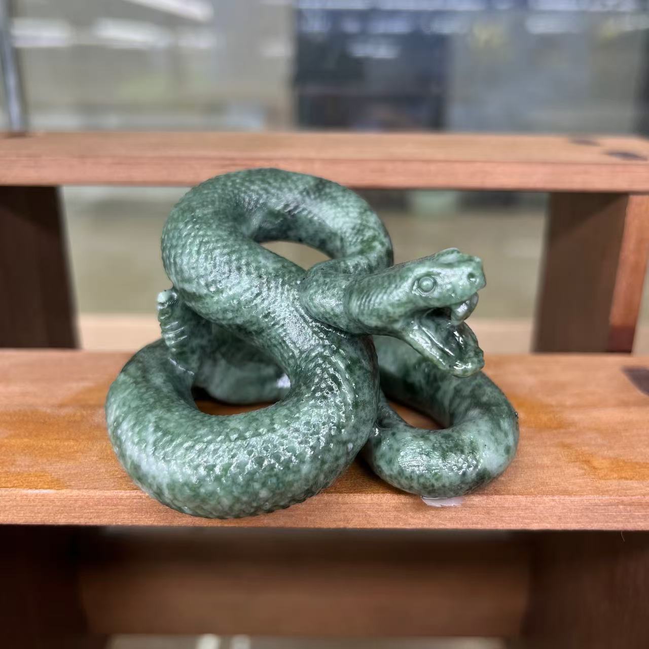 Coiling Snake Carving