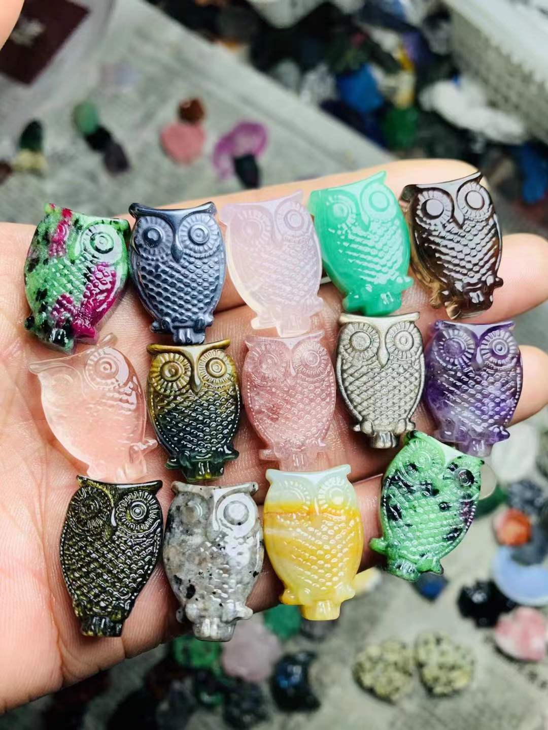 owl flat carving