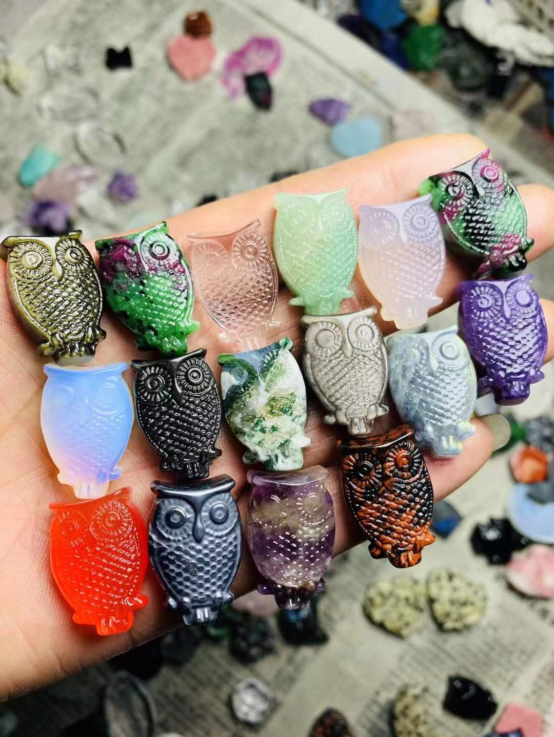 owl flat carving