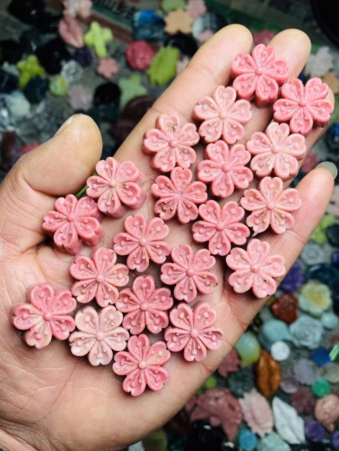 cherry blossom  flat carving