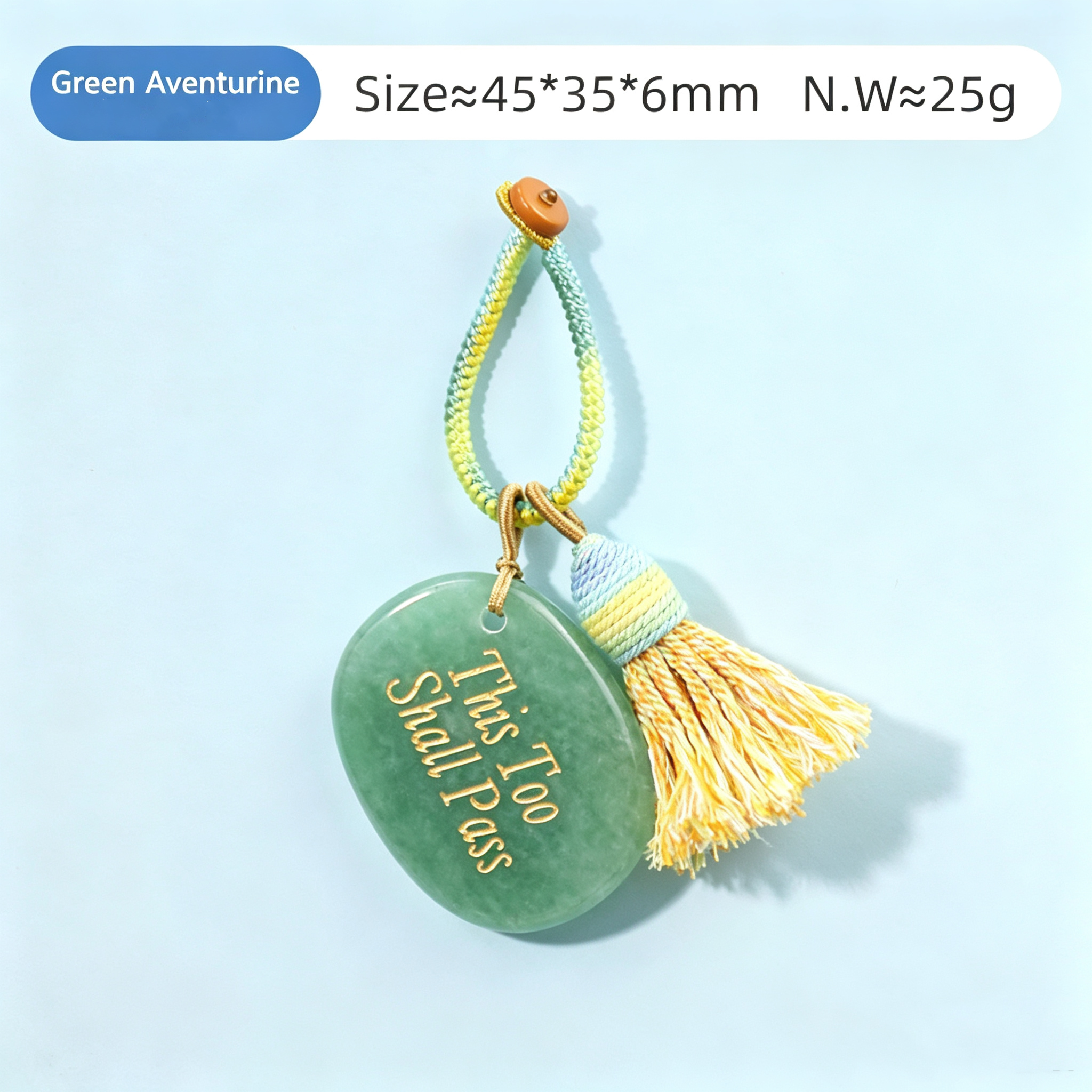 Power Stones Key Chains Bag Chains with Tassel Hanging