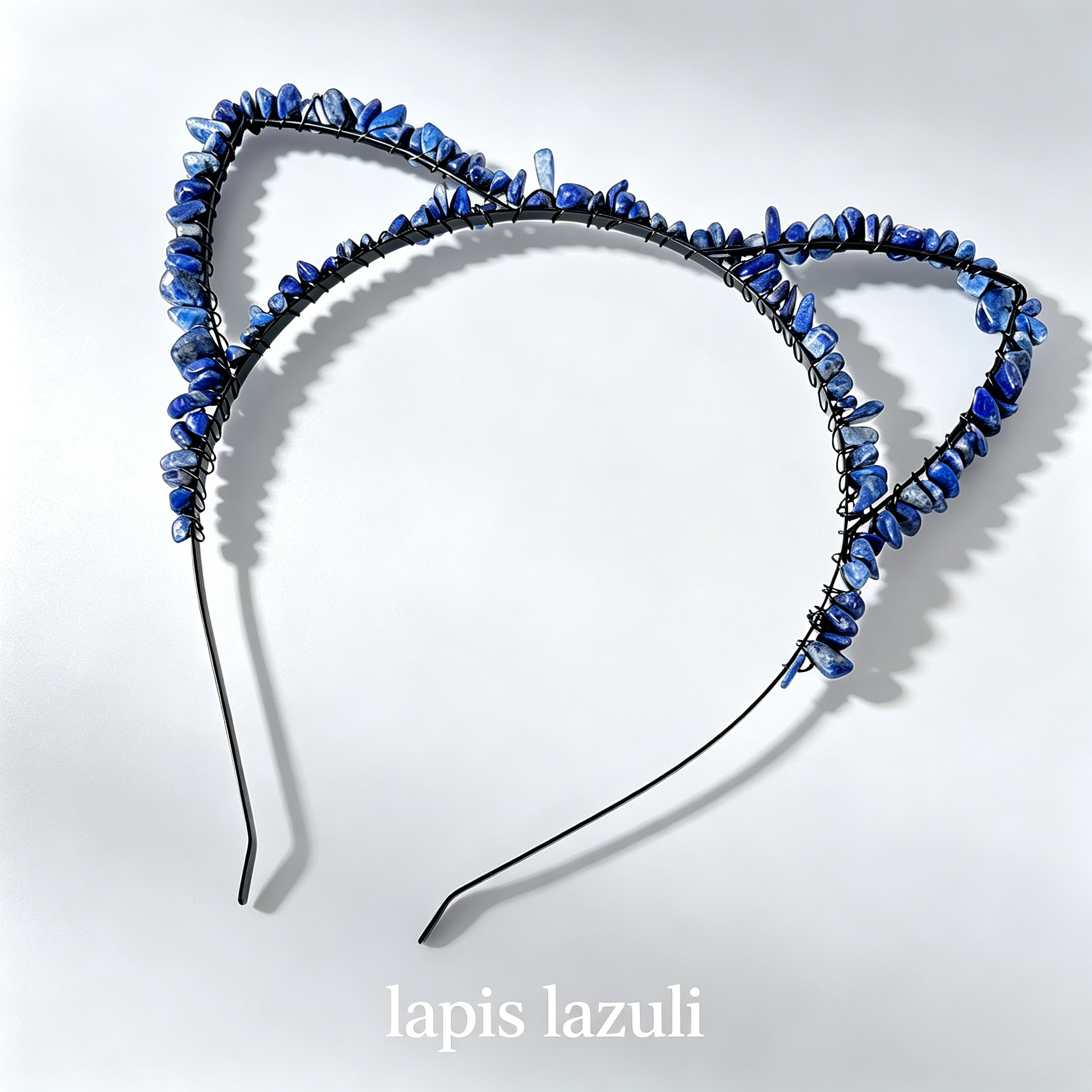 Cat Ear Crystal Chips Headbands