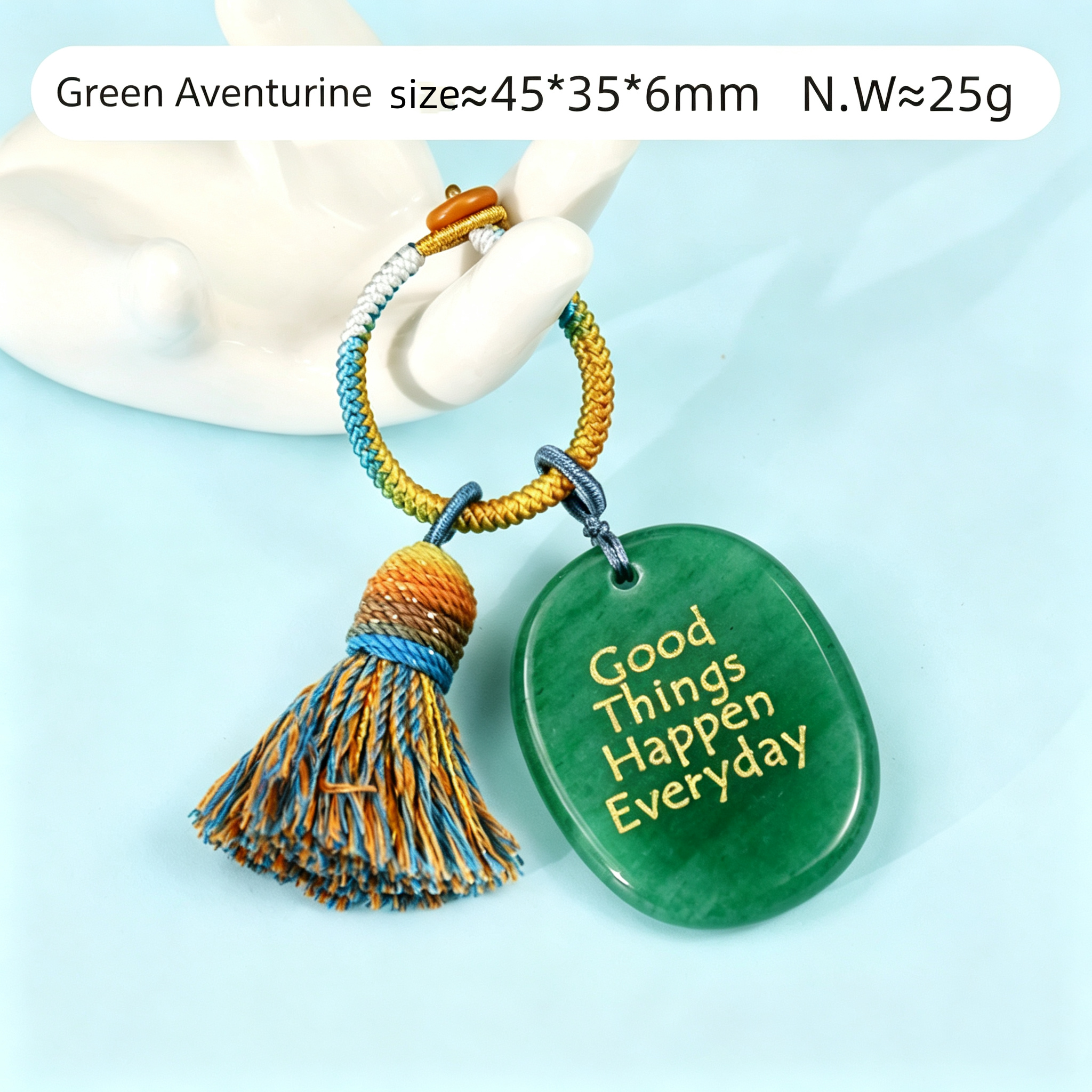 Power Stones Key Chains Bag Chains with Tassel Hanging
