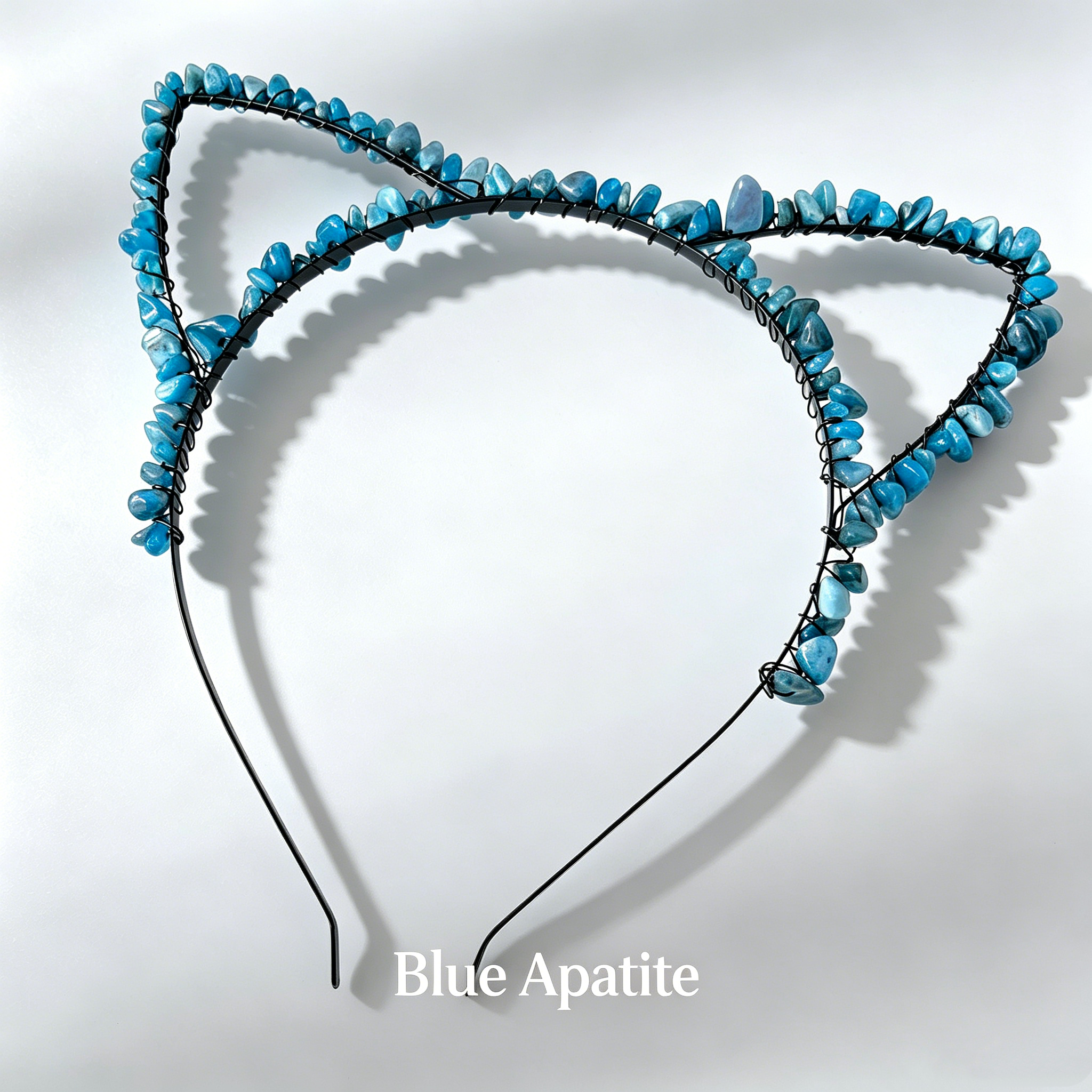 Cat Ear Crystal Chips Headbands