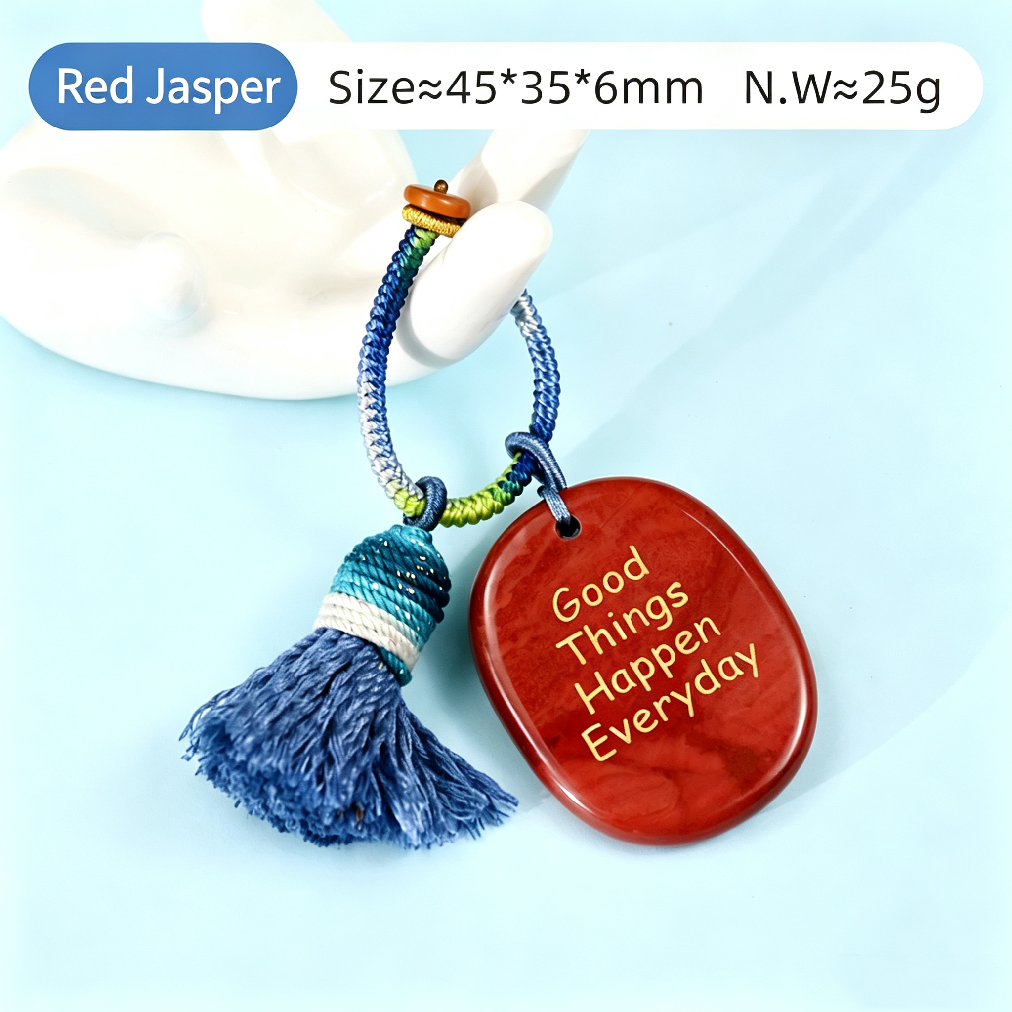 Power Stones Key Chains Bag Chains with Tassel Hanging