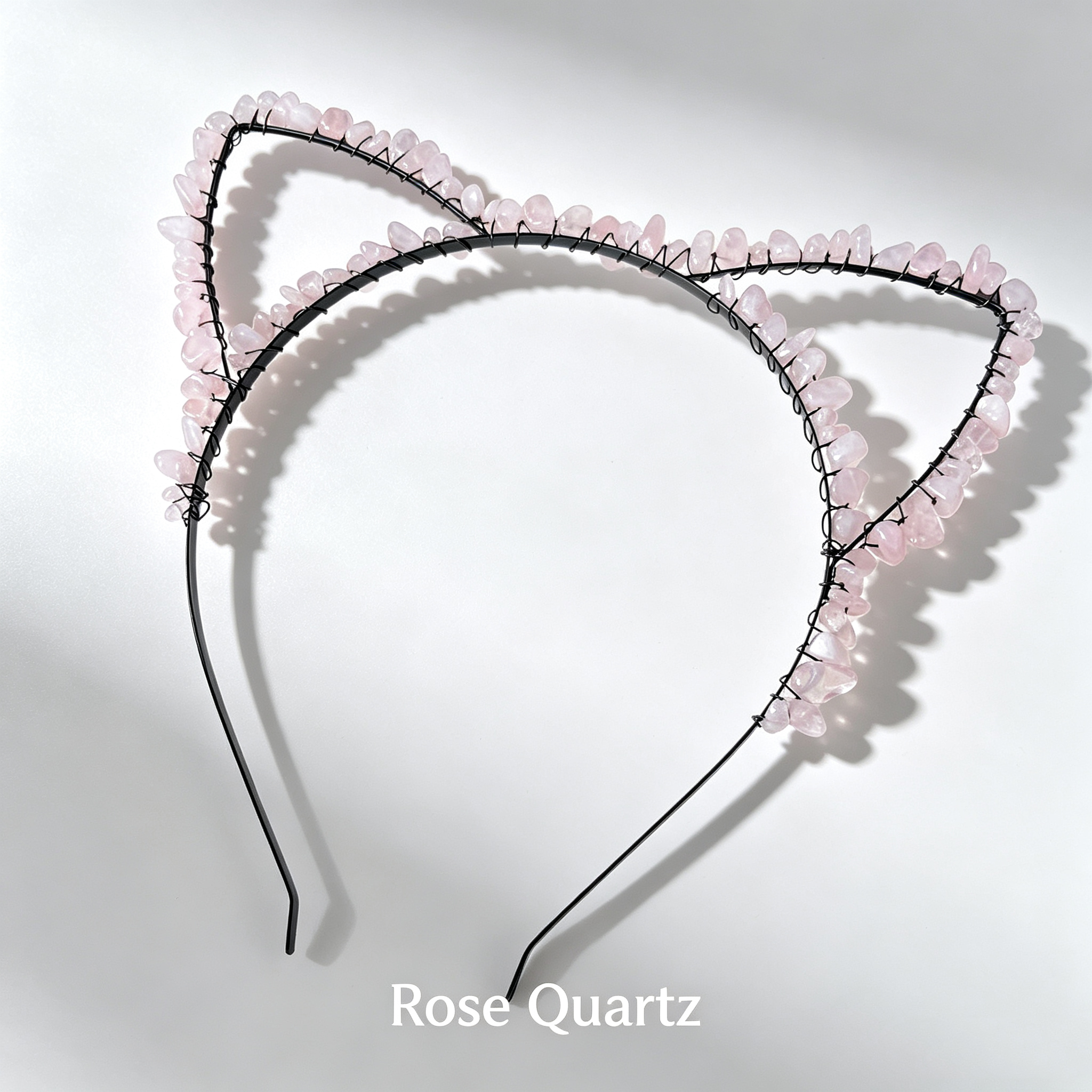 Cat Ear Crystal Chips Headbands
