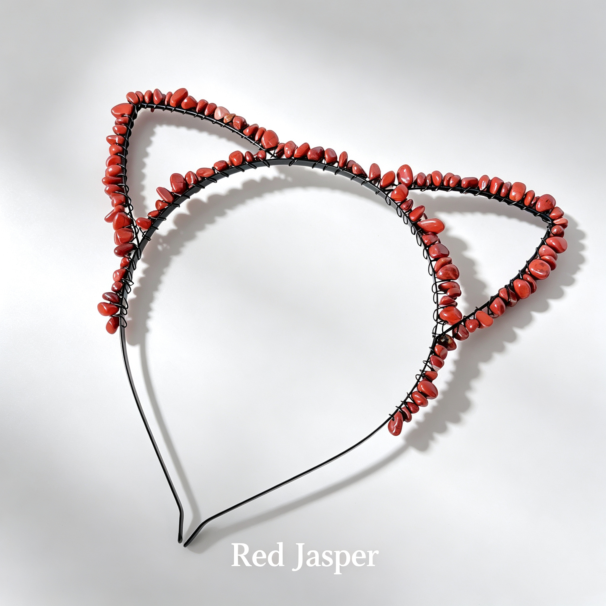 Cat Ear Crystal Chips Headbands