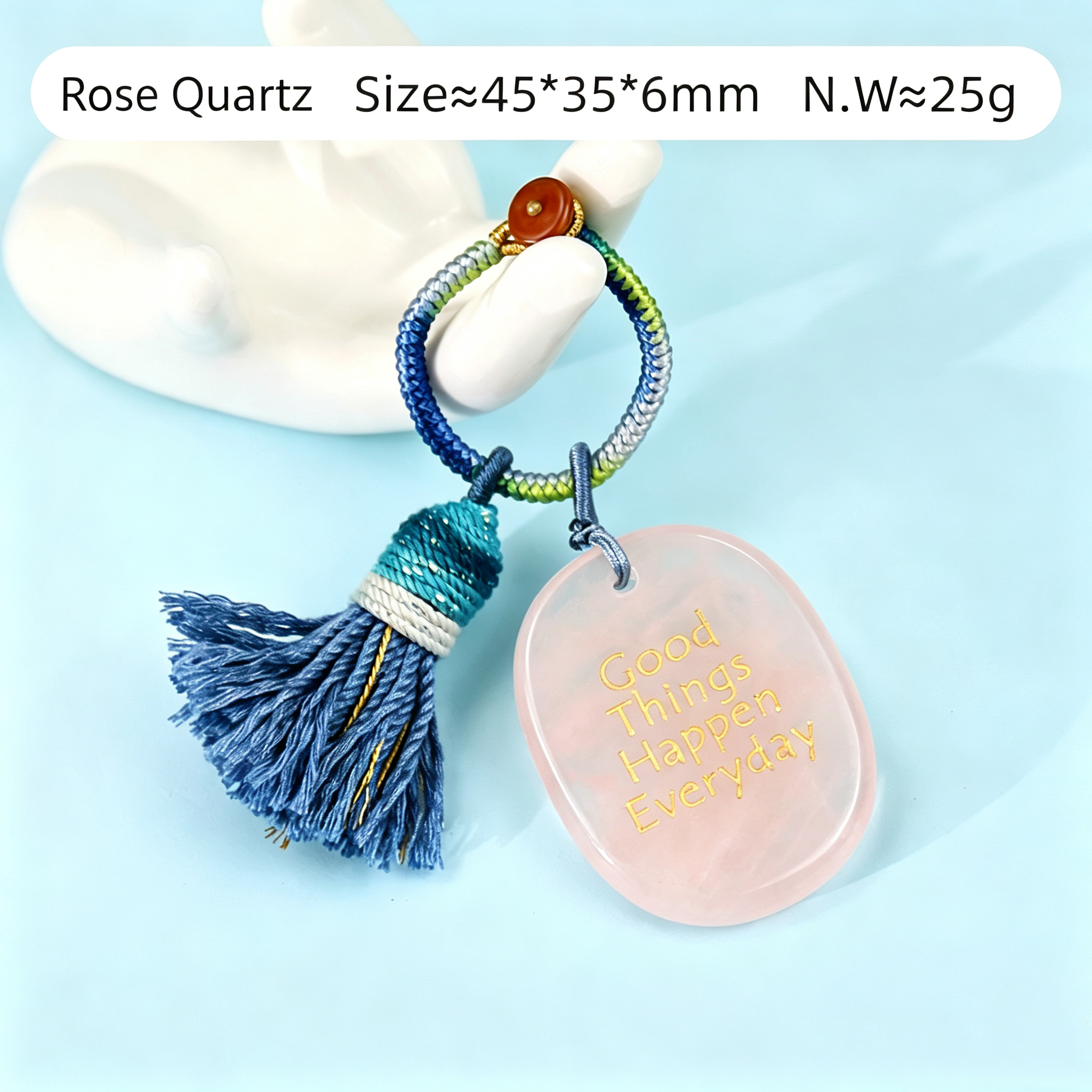 Power Stones Key Chains Bag Chains with Tassel Hanging