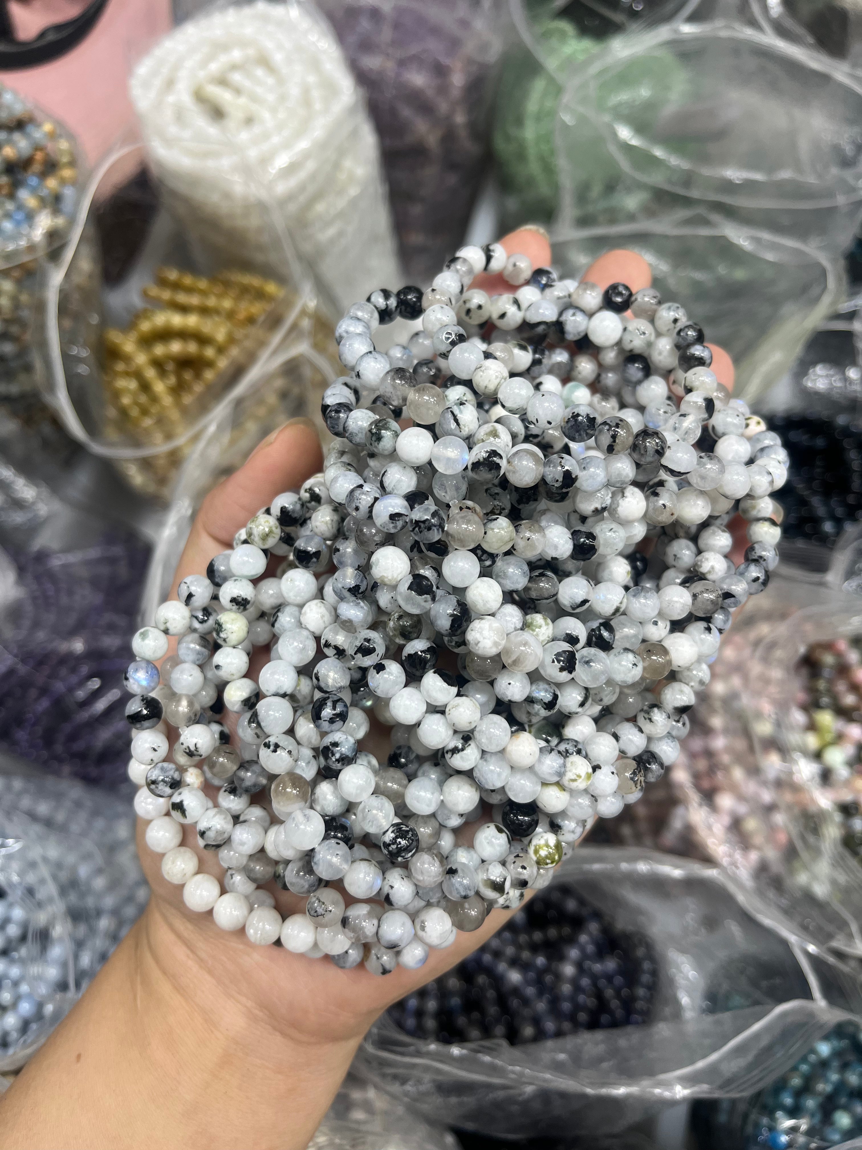 6mm moonstone bracelet wholesale