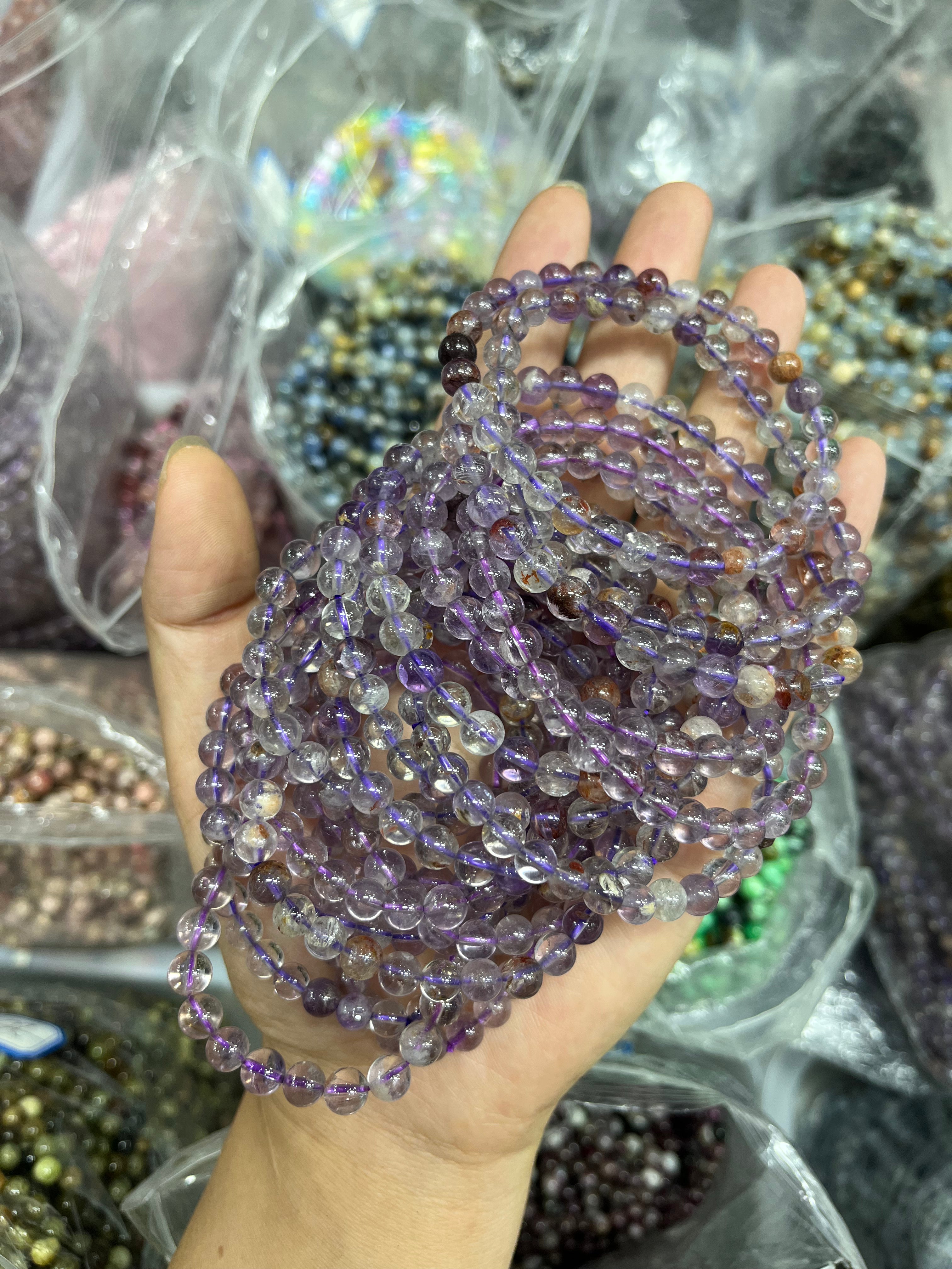6mm garden amethyst bracelet wholesale