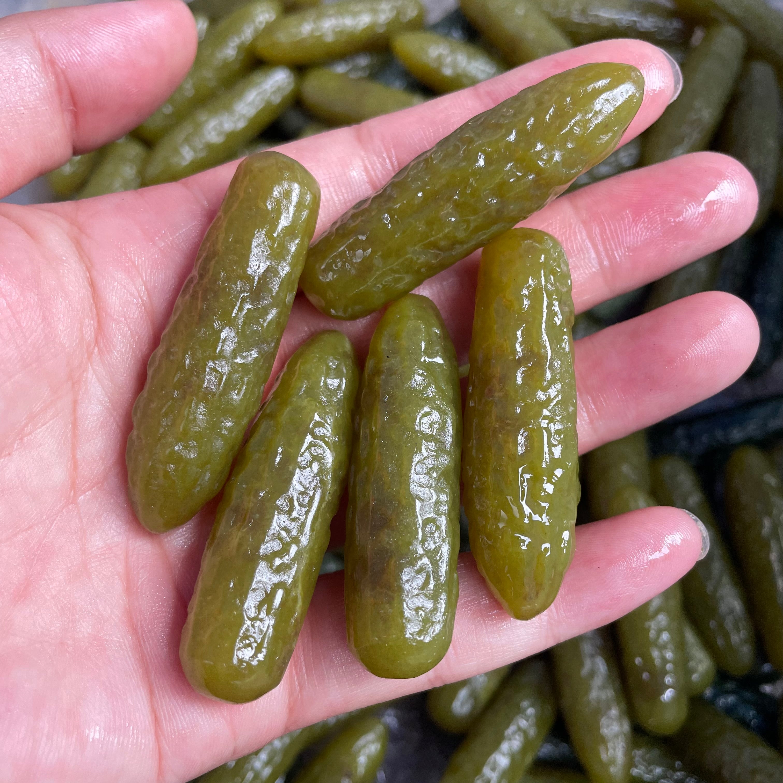 4CM Mini Pickled Cucumber Carving