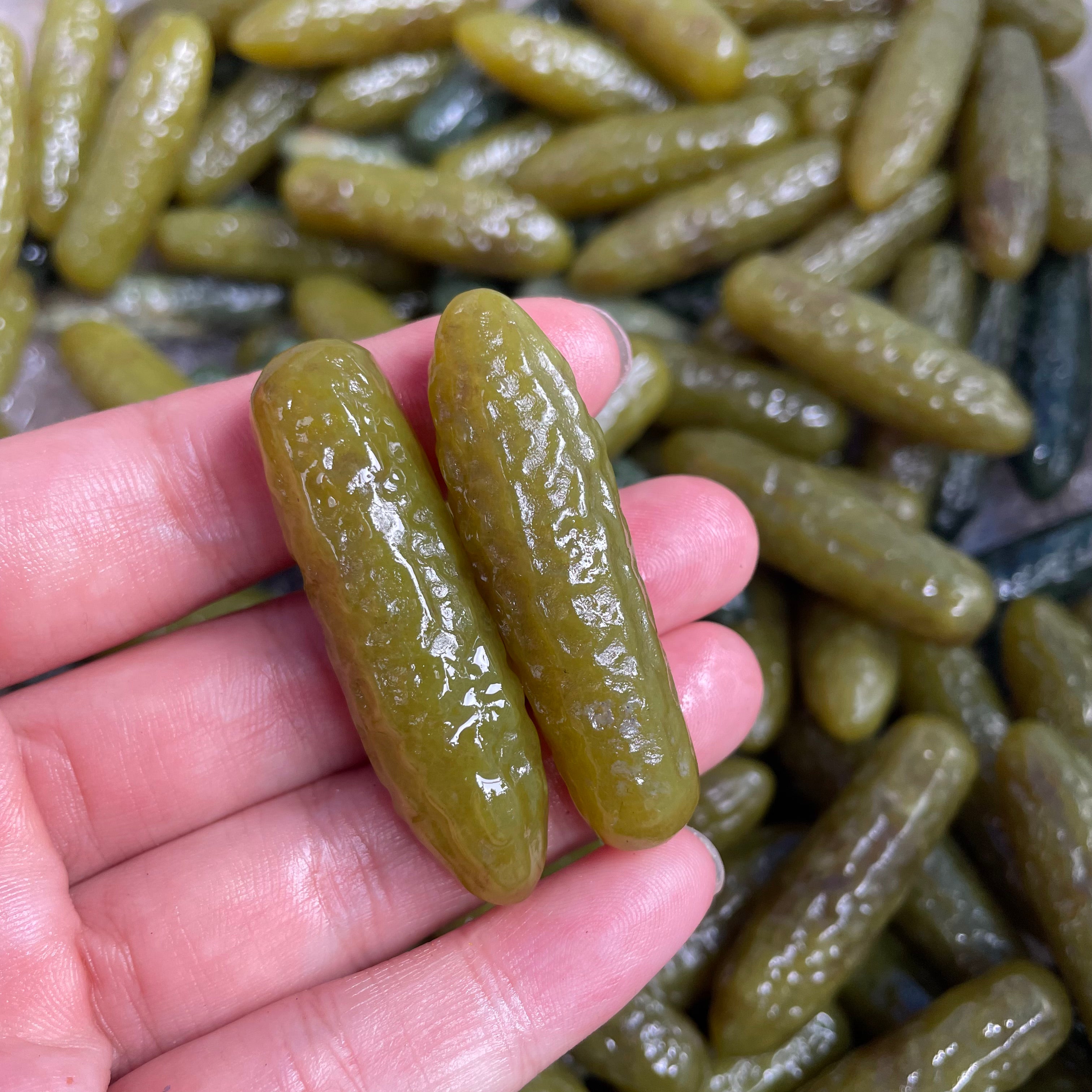 4CM Mini Pickled Cucumber Carving