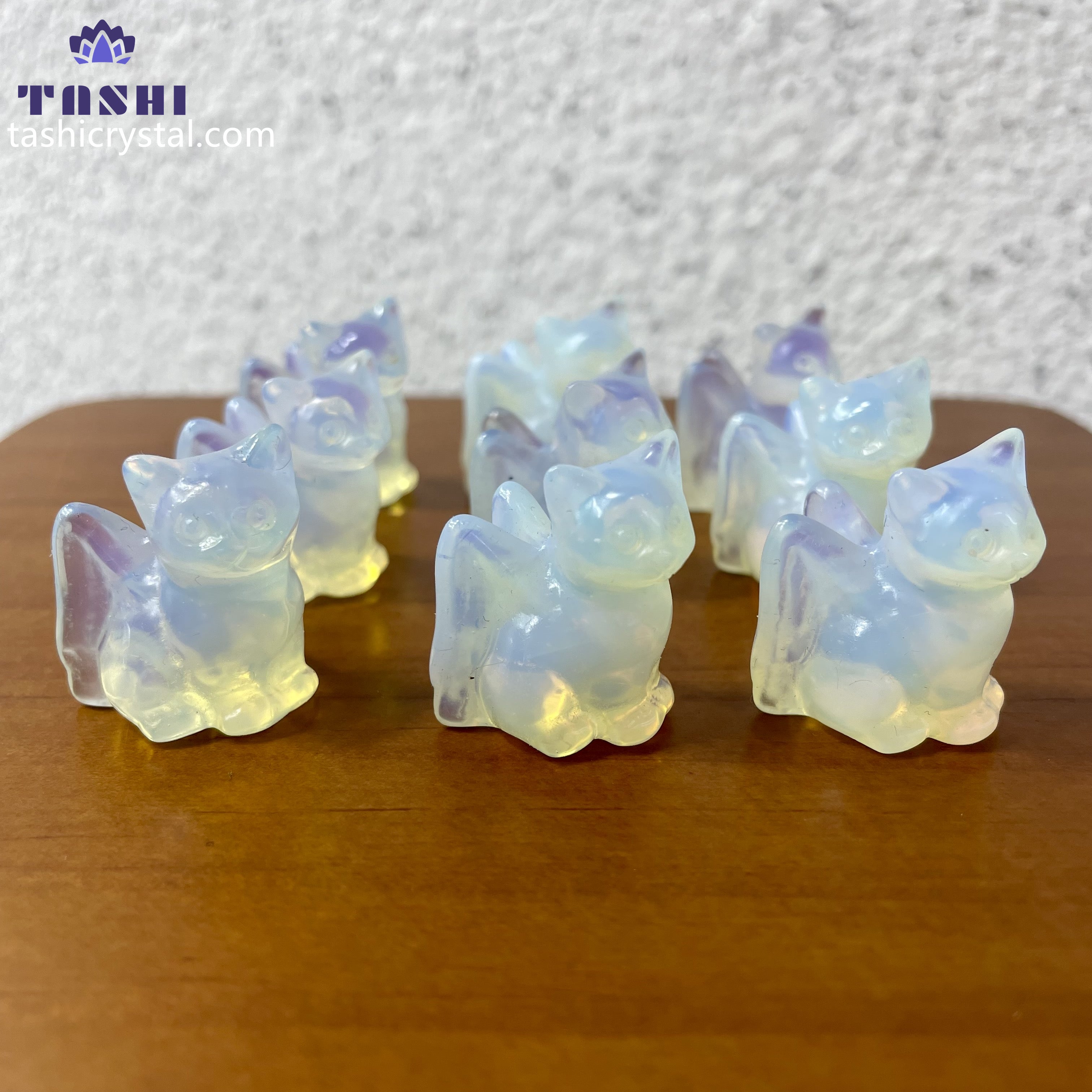 3CM Angel Wing Cat Mini Carving