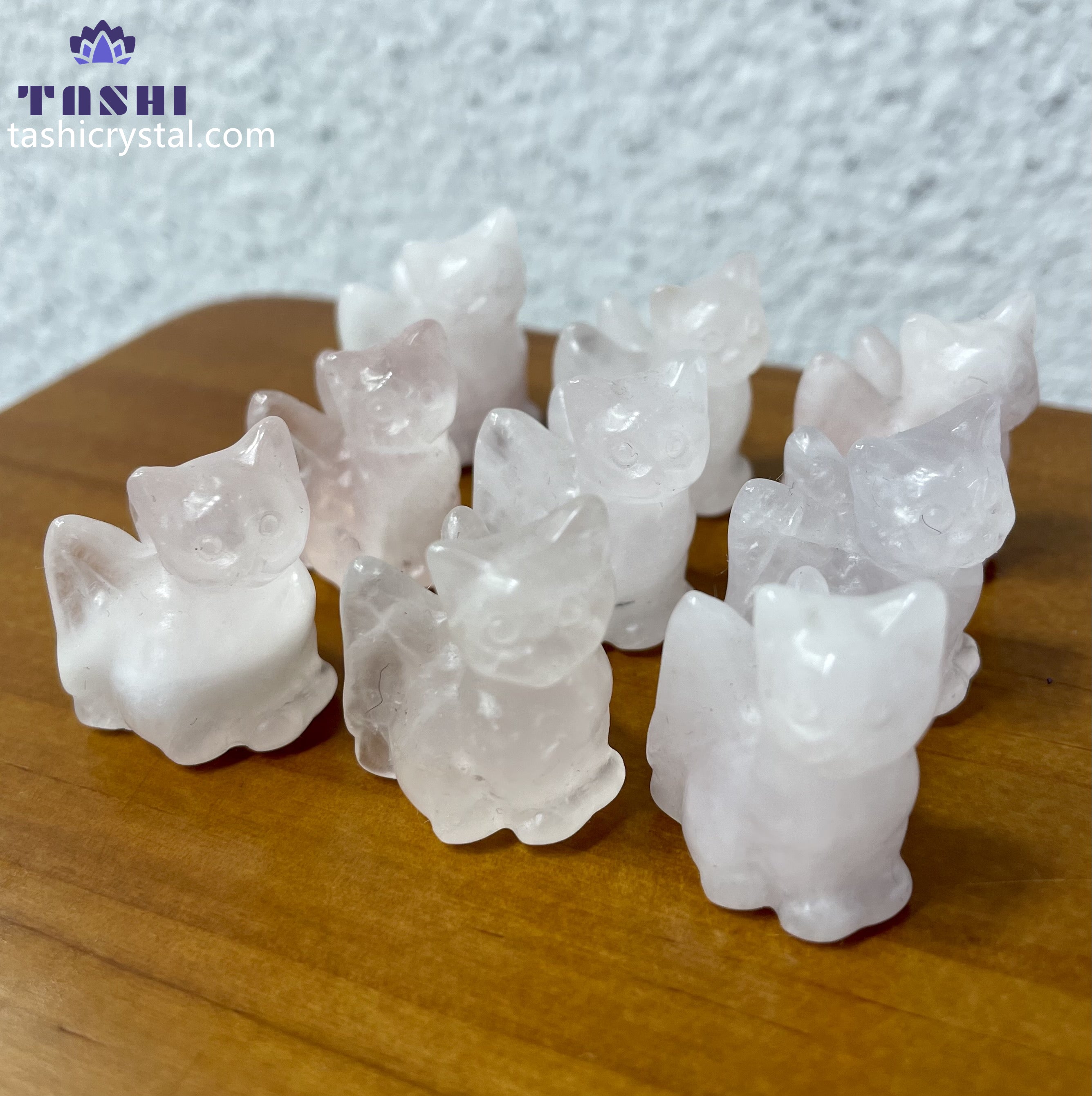 3CM Angel Wing Cat Mini Carving