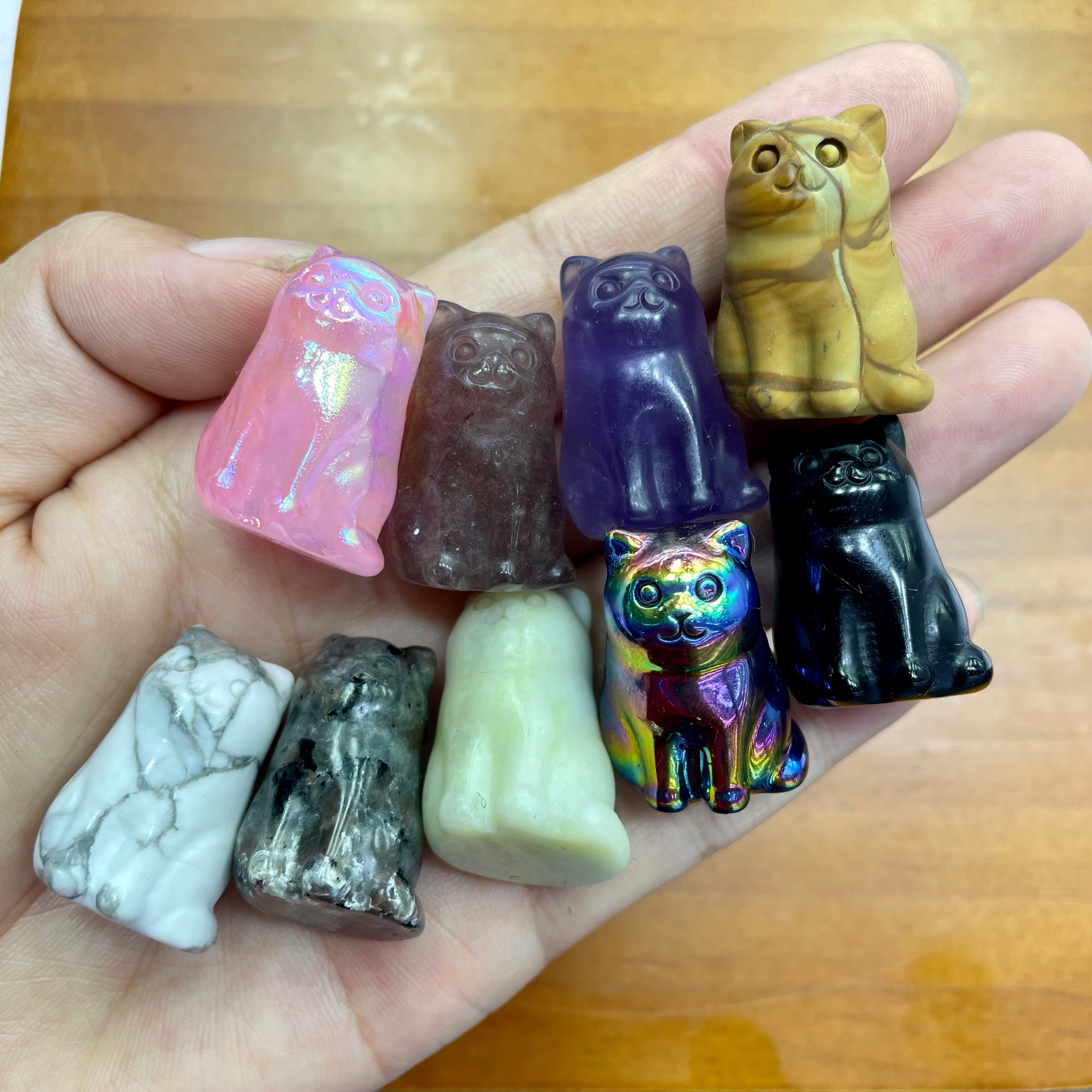 3CM Fat Cat Mini Carving