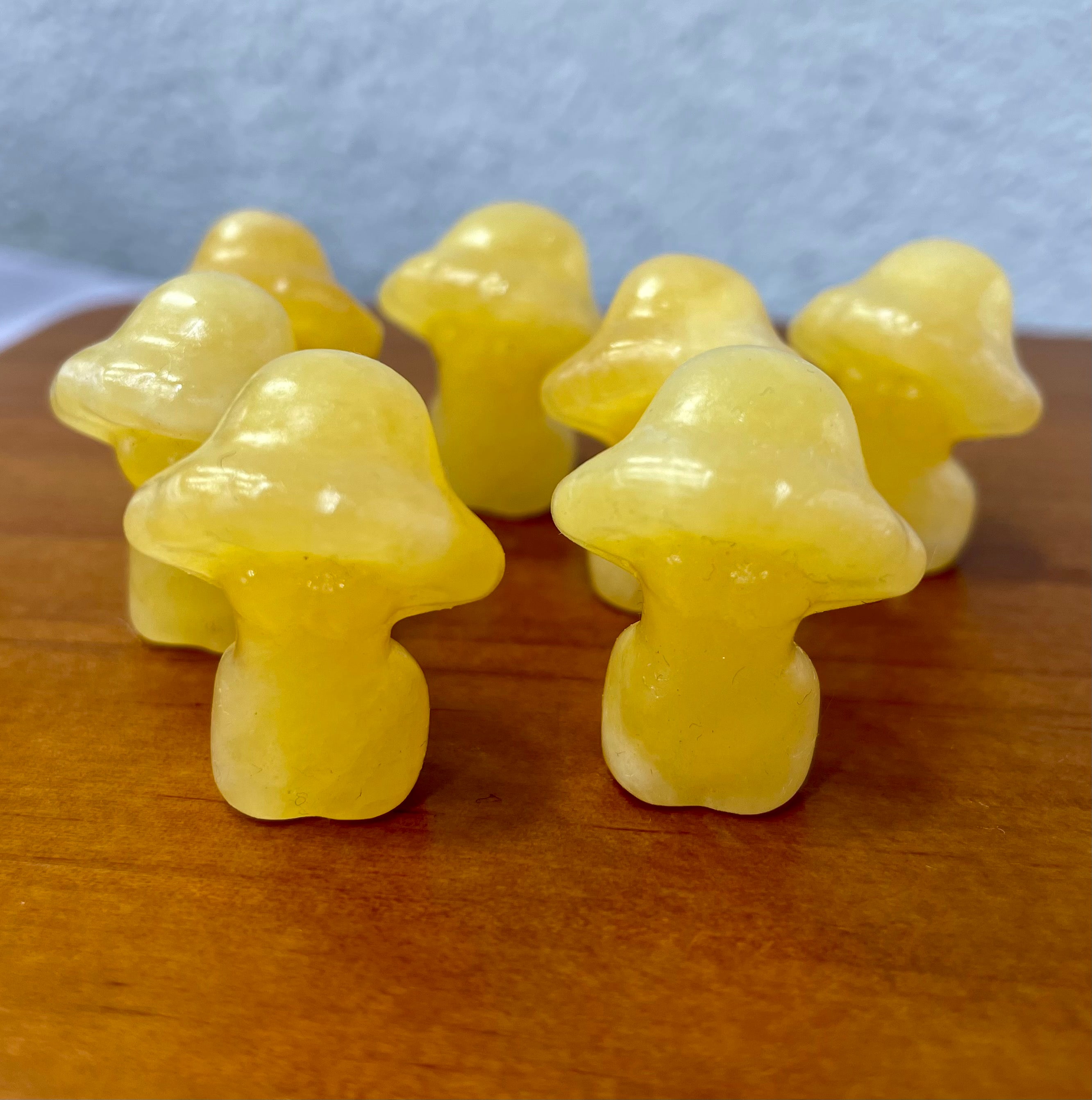 3CM Mushroom Lady Mini Carving