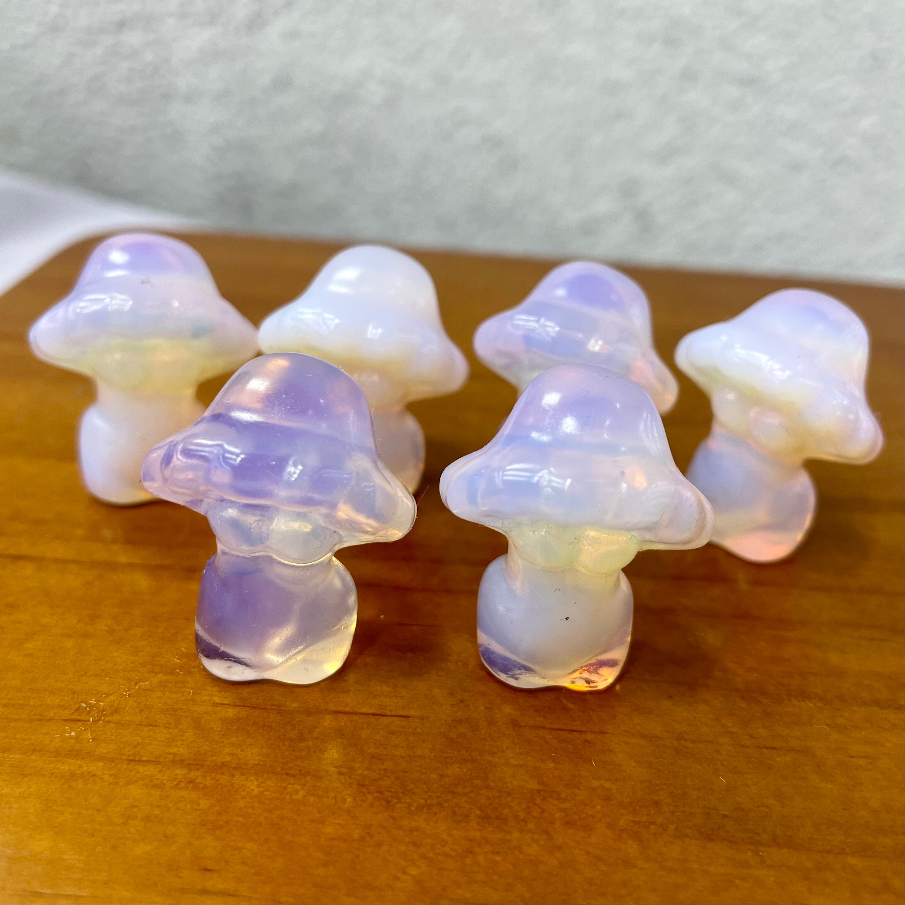 3CM Mushroom Lady Mini Carving