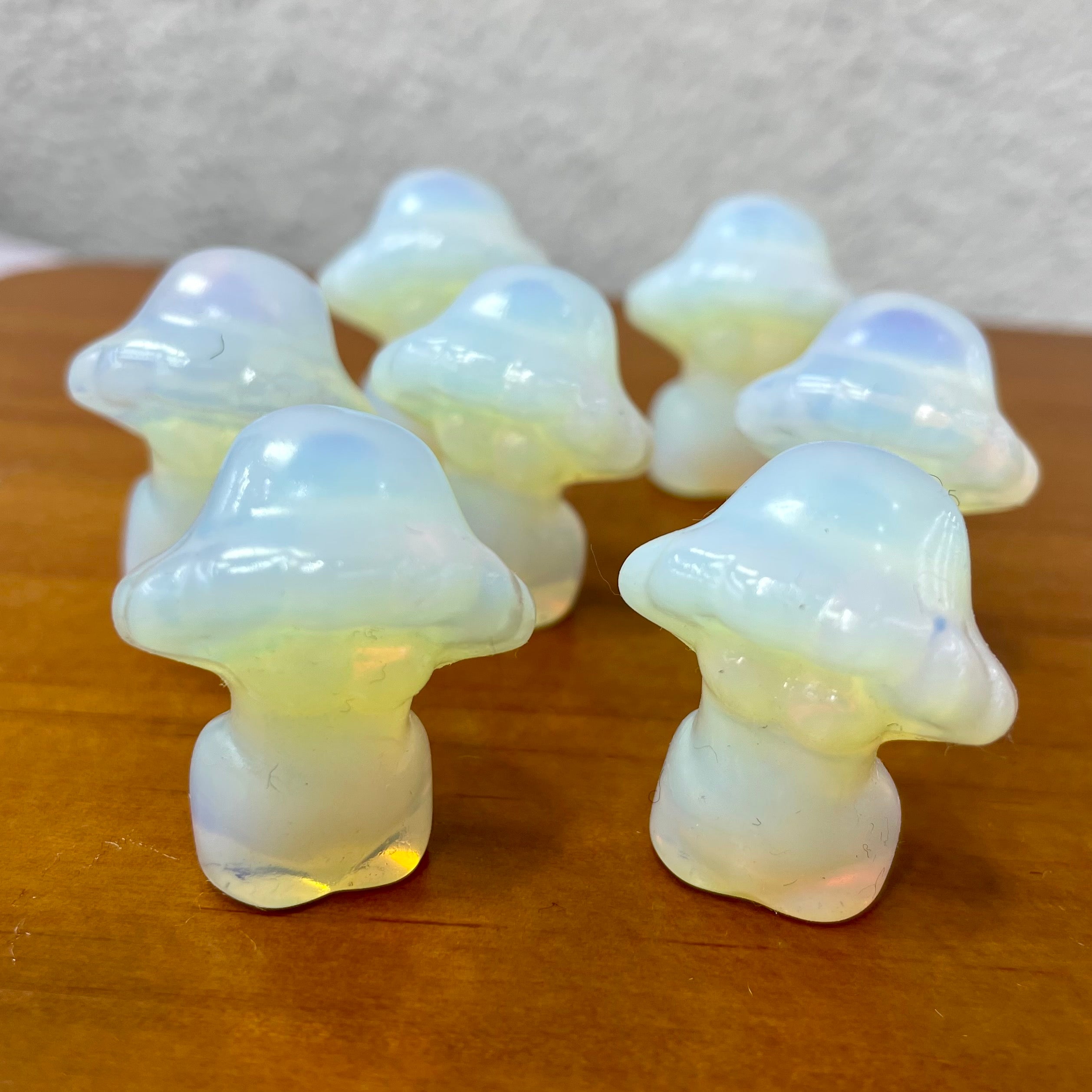 3CM Mushroom Lady Mini Carving