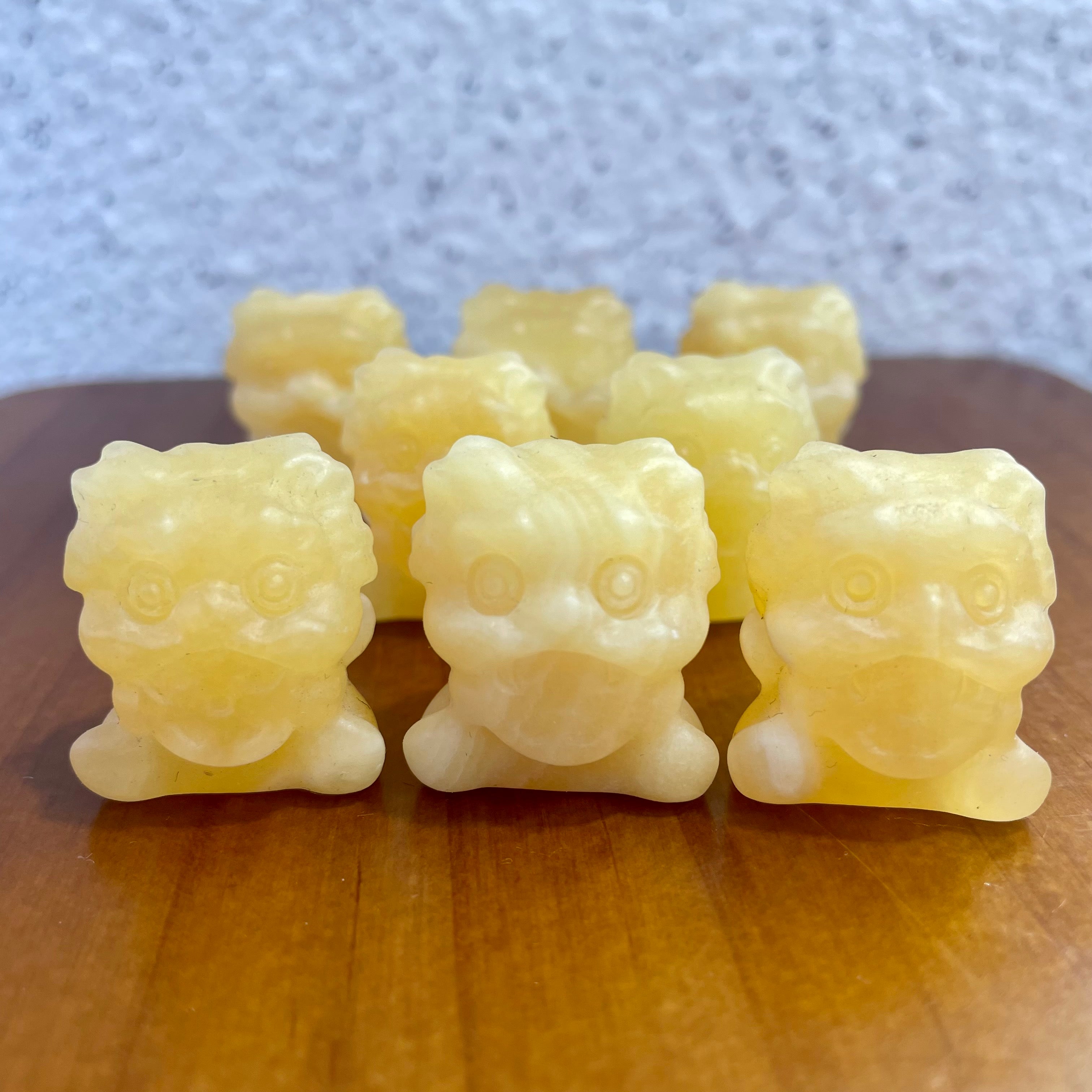 3CM Money Lion Mini Carving