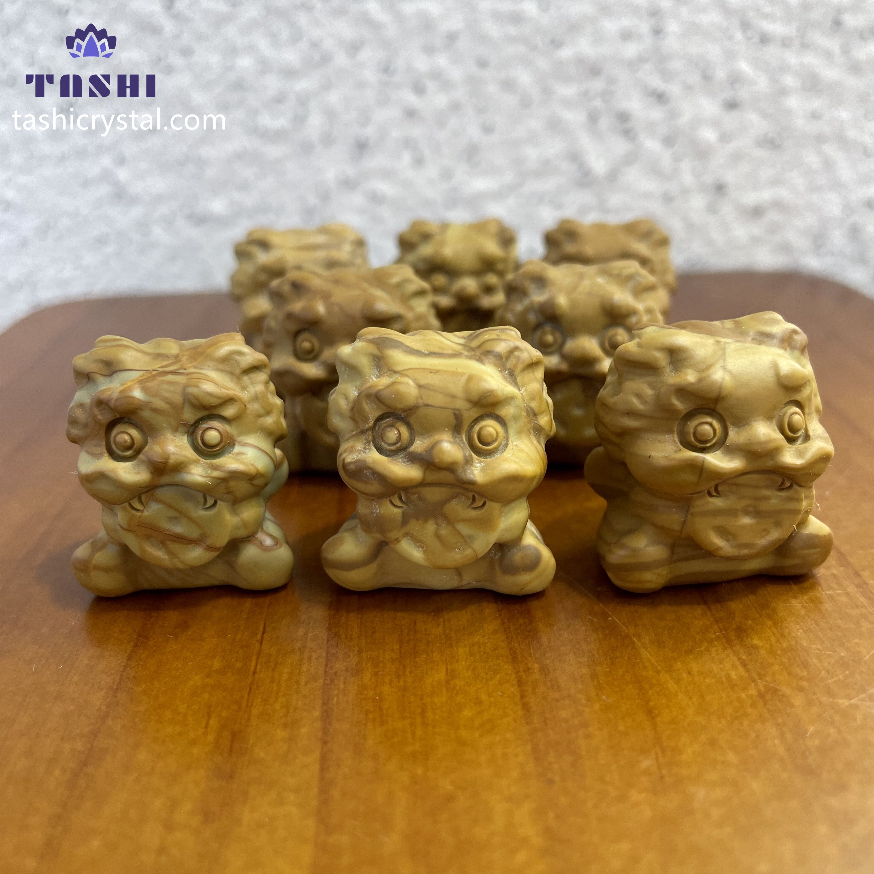 3CM Money Lion Mini Carving