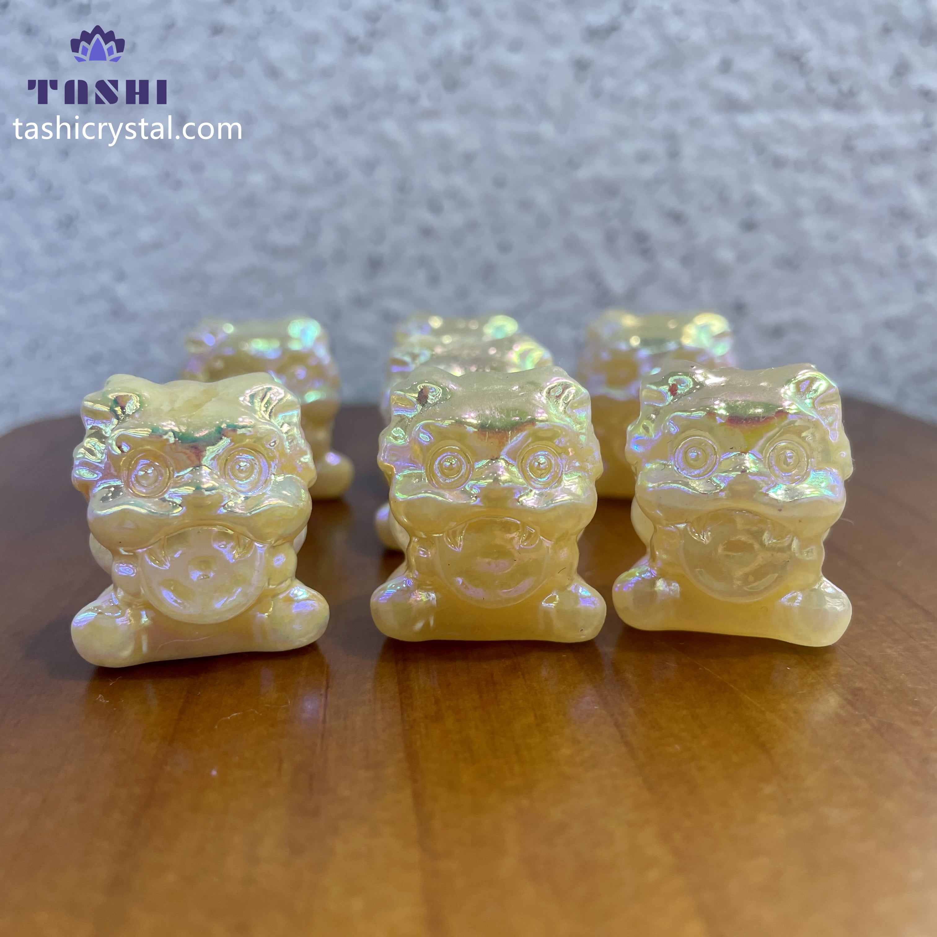 3CM Money Lion Mini Carving