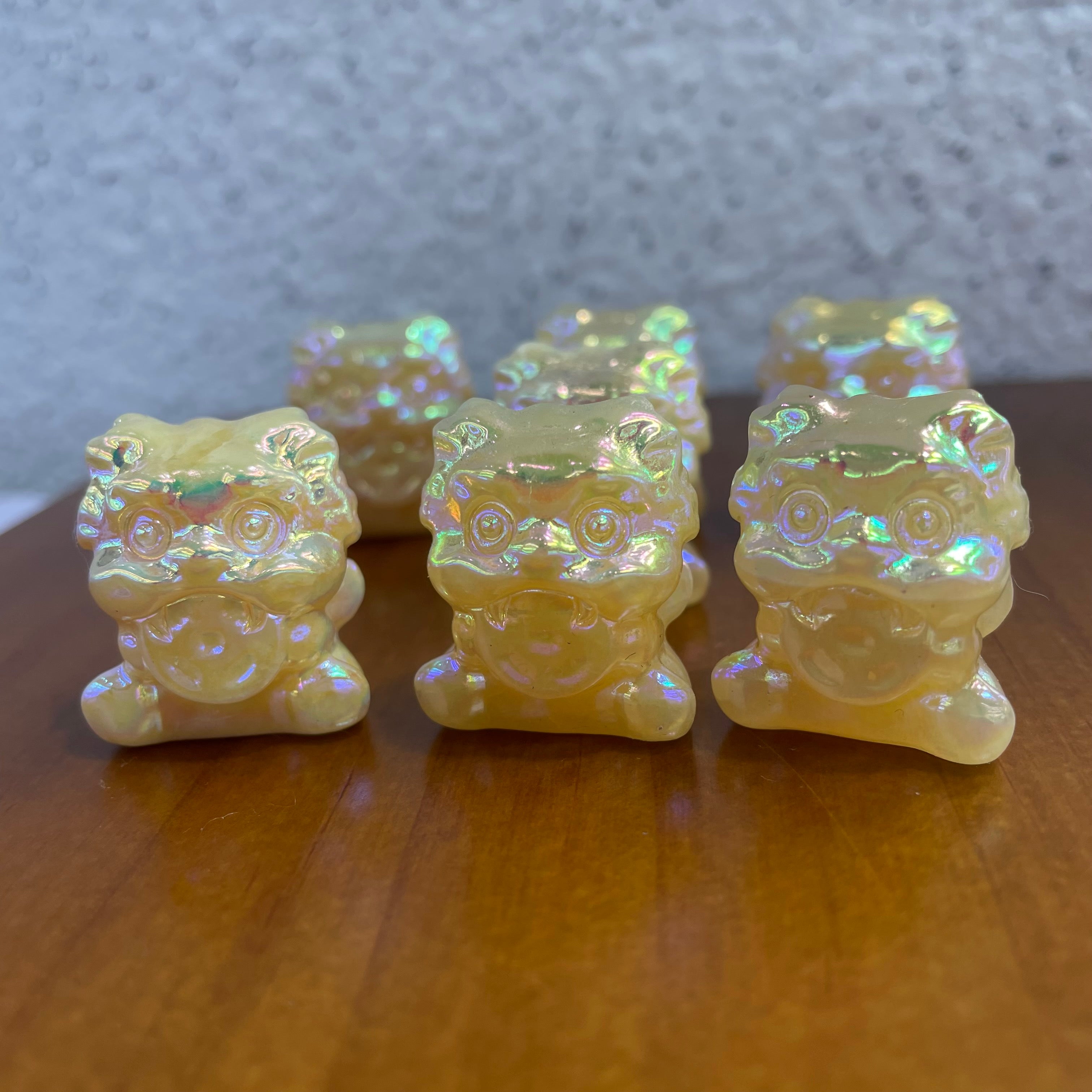3CM Money Lion Mini Carving