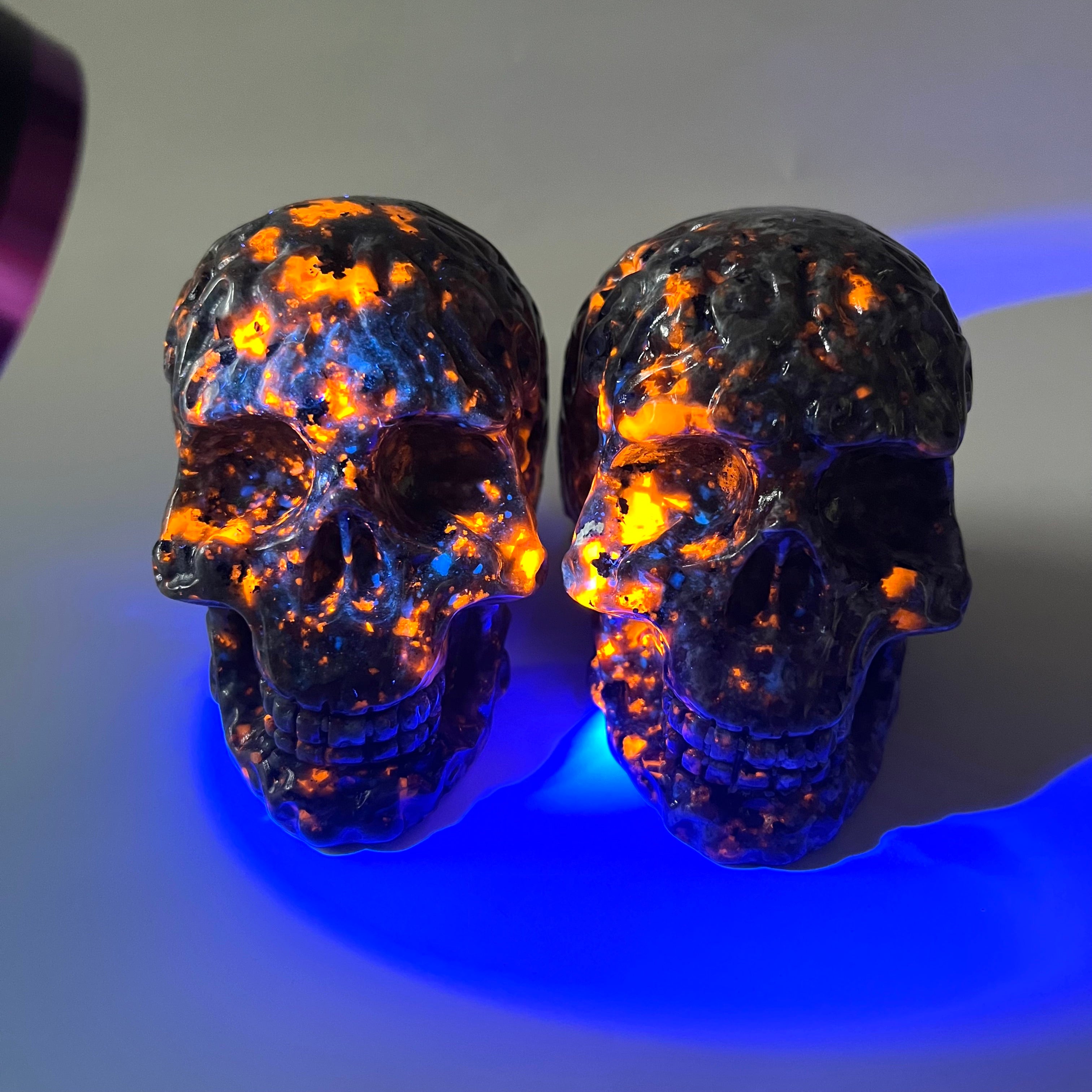 Natural Yooperlite Carved Skull