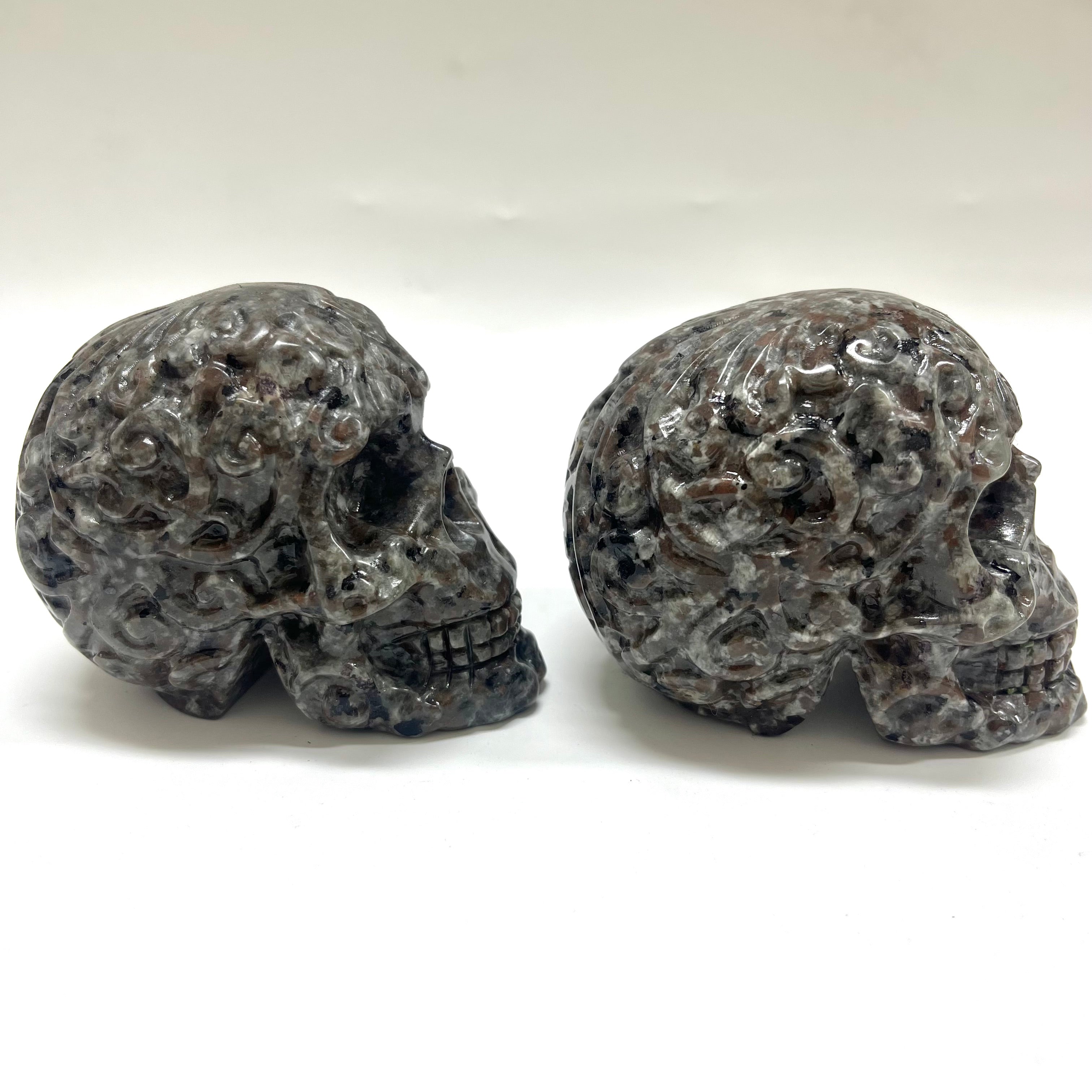 Natural Yooperlite Carved Skull