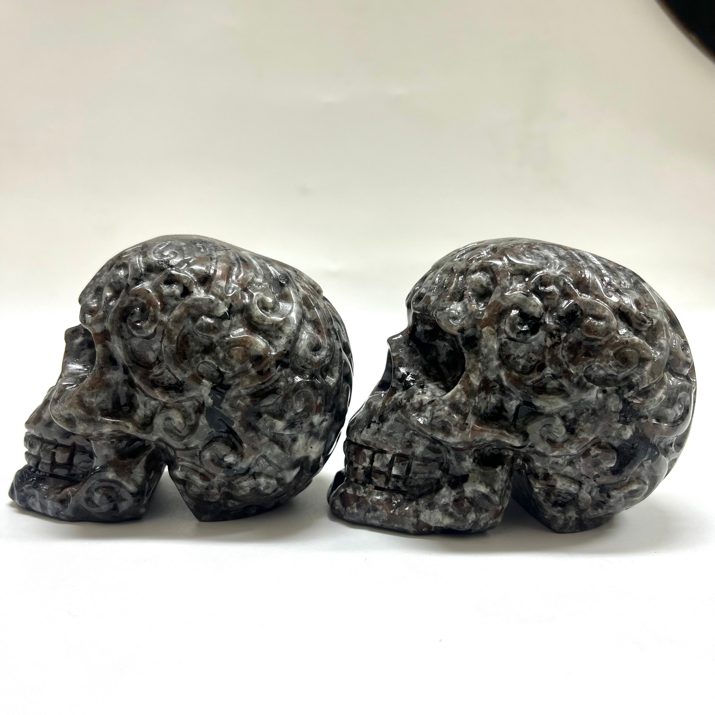 Natural Yooperlite Carved Skull