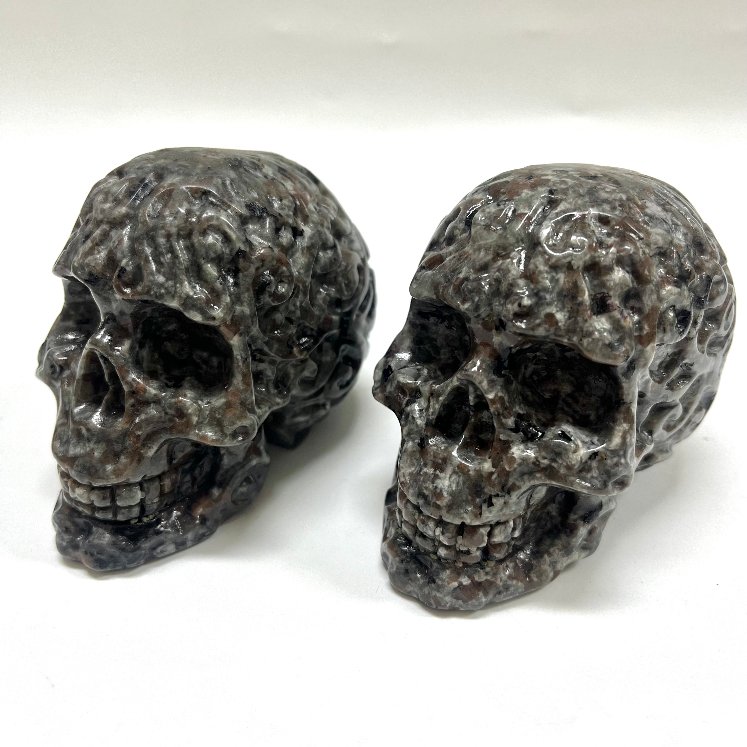 Natural Yooperlite Carved Skull
