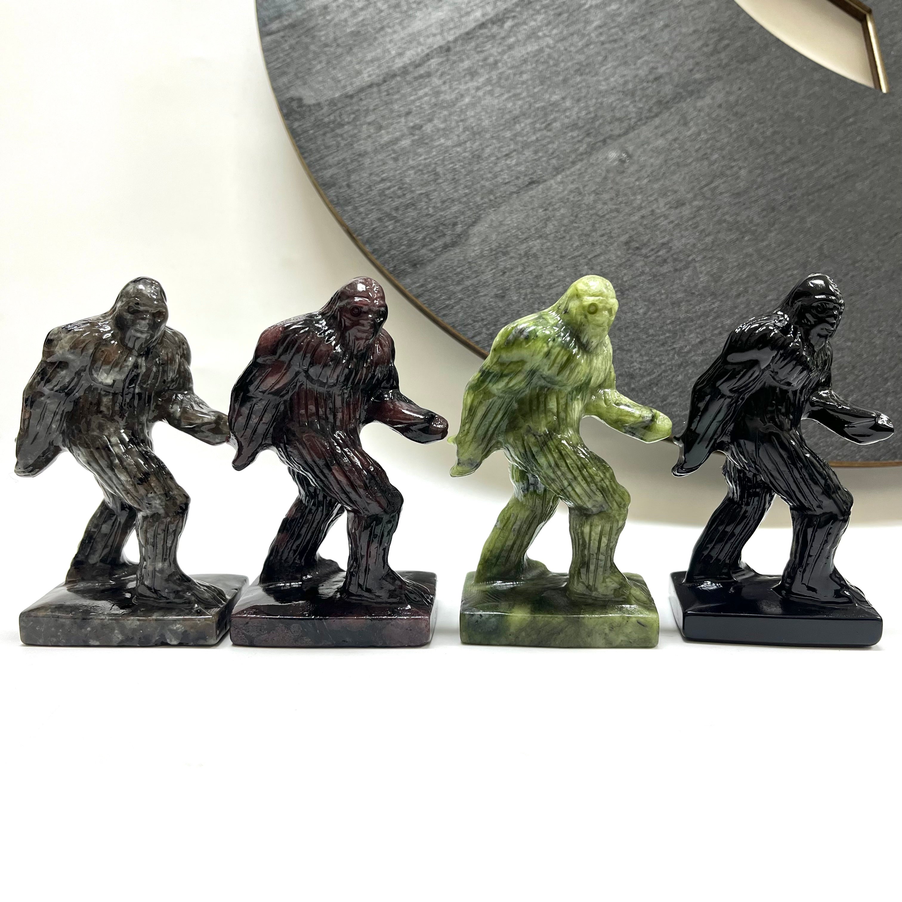 8CM Bigfoot with base Carving