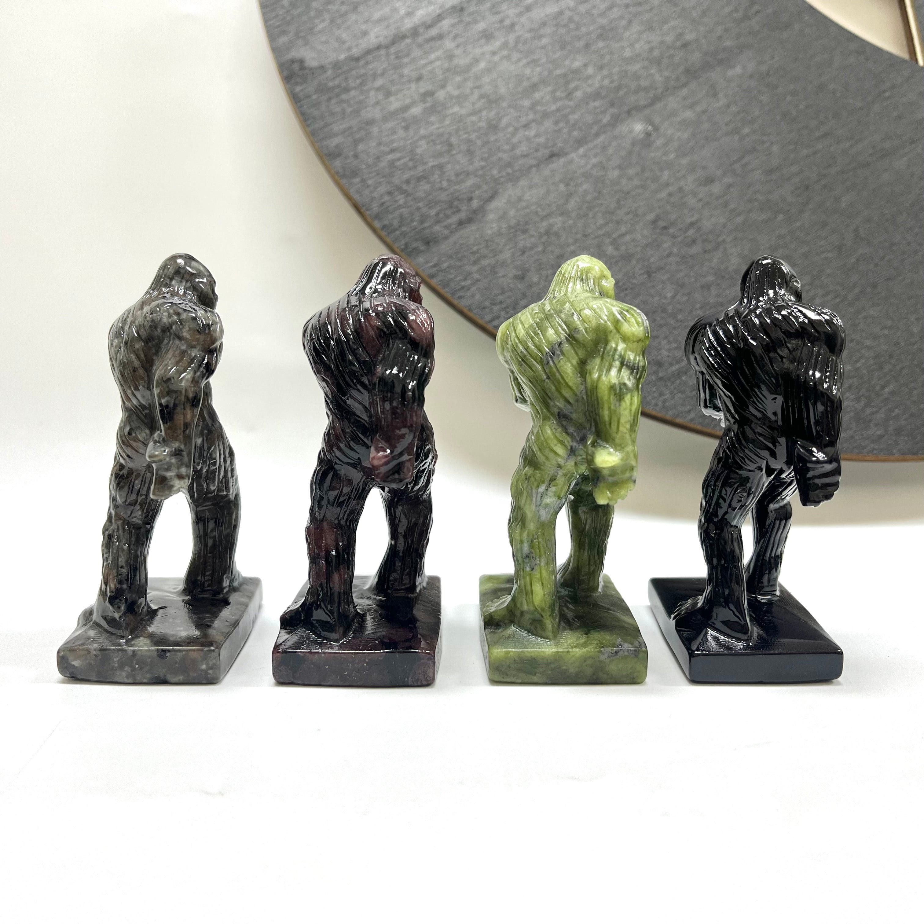 8CM Bigfoot with base Carving