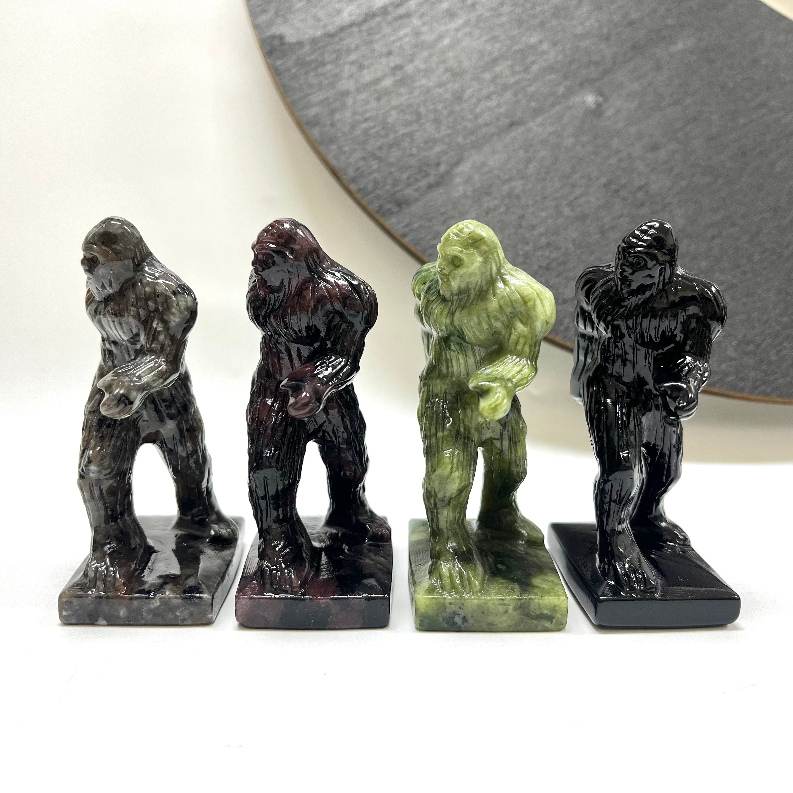 8CM Bigfoot with base Carving