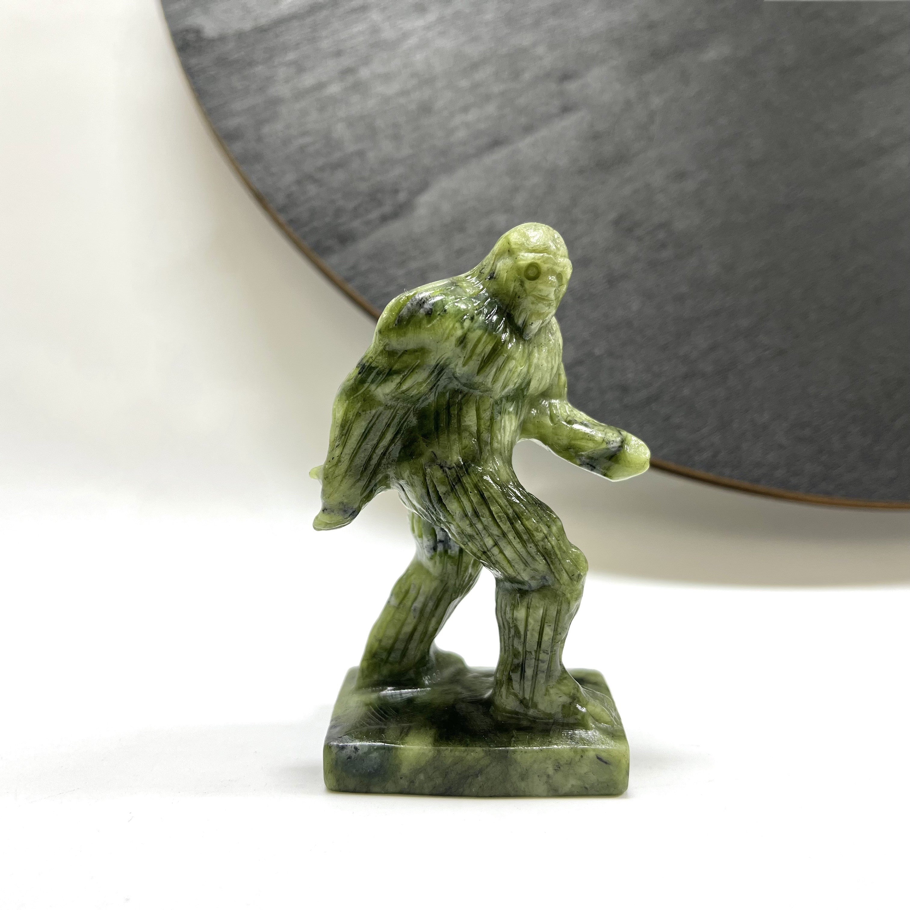 8CM Bigfoot with base Carving